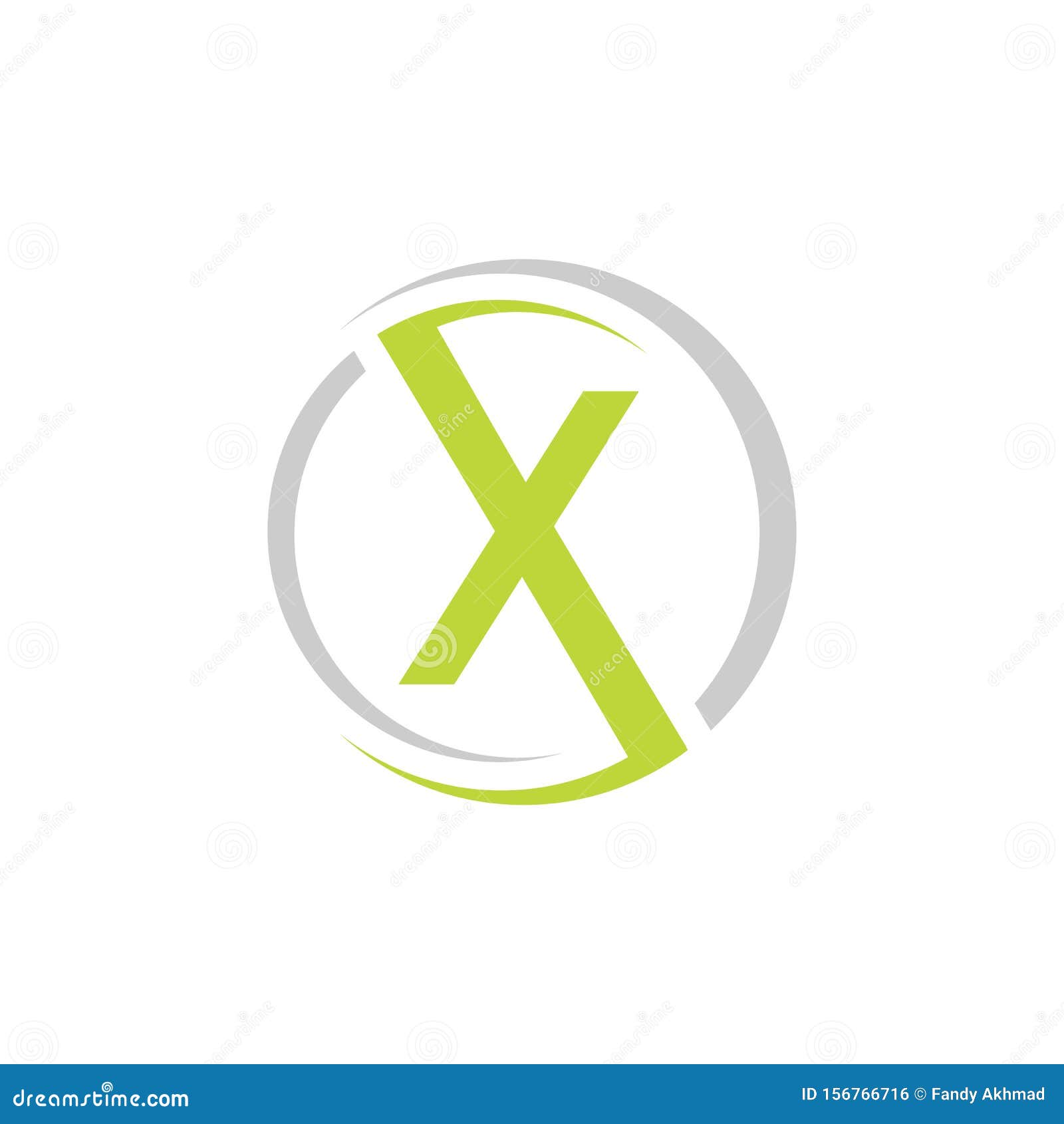 Creative X Letter Logo Design Vector Concept Illustration Stock Vector