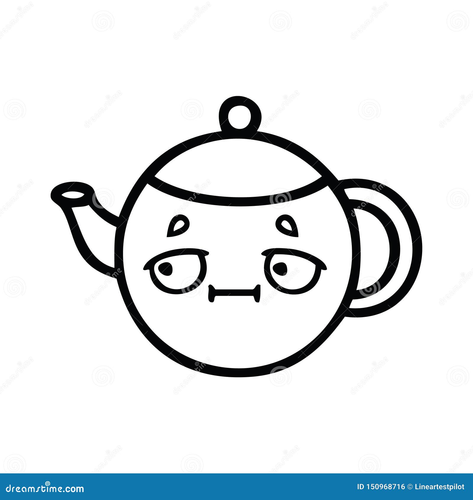 Cartoon Teapot Tea Pot Drink Face Object Cute Illustration Retro Freehand  Free Hand Drawing Clipart Clip Art Artwork Quirky Line Retro Vector Stock  Illustrations – 5 Cartoon Teapot Tea Pot Drink Face
