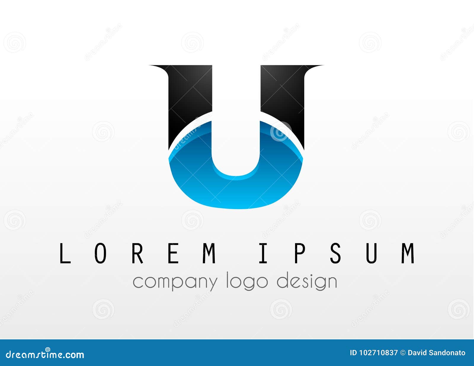 Creative Logo Letter U Design For Brand Identity Company Profil