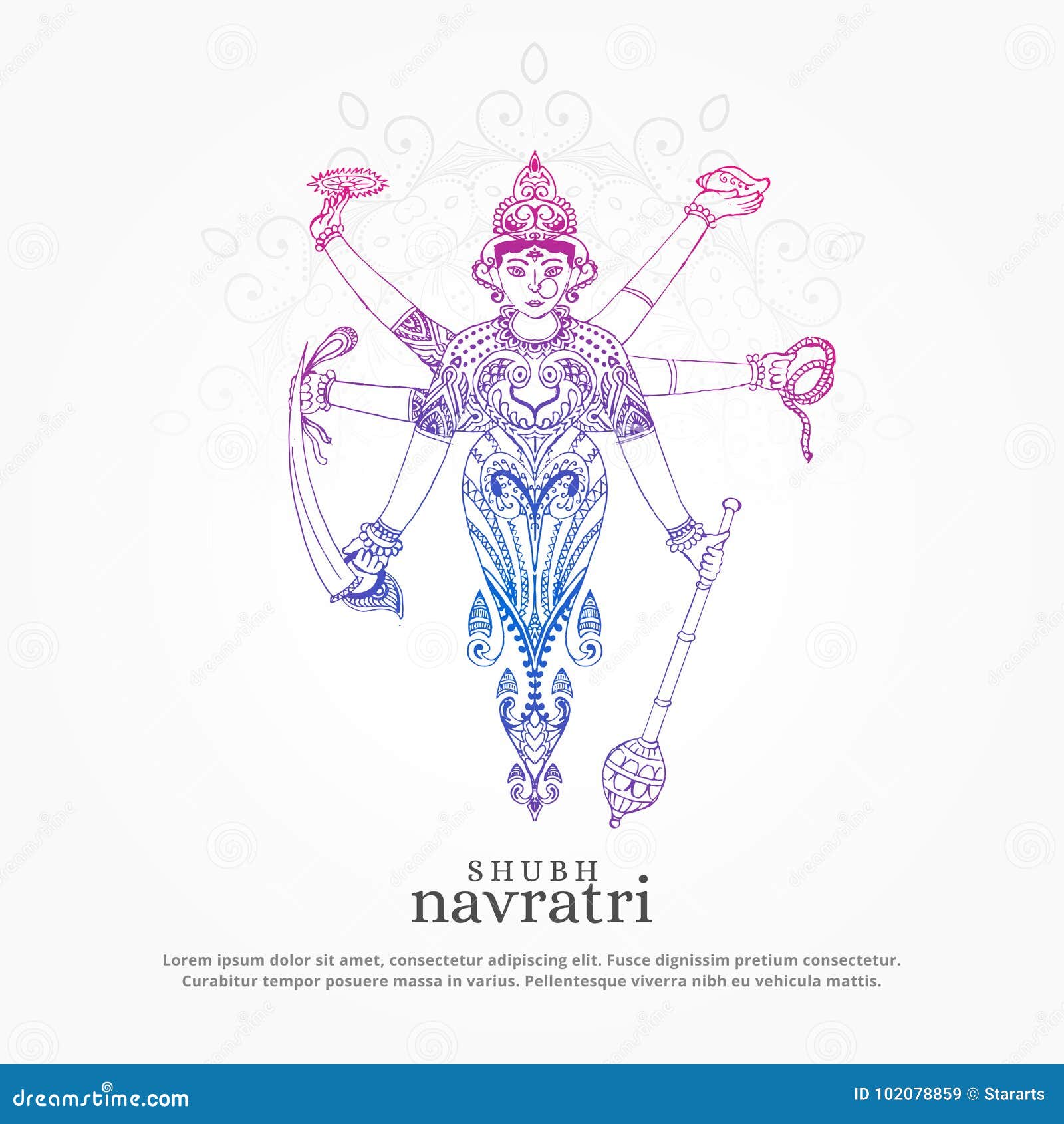 Happy Durga Puja Creative Banner Background Design with Goddess Durga Face  Illustration Indian Festival. Stock Illustration - Illustration of drawing,  background: 292780315