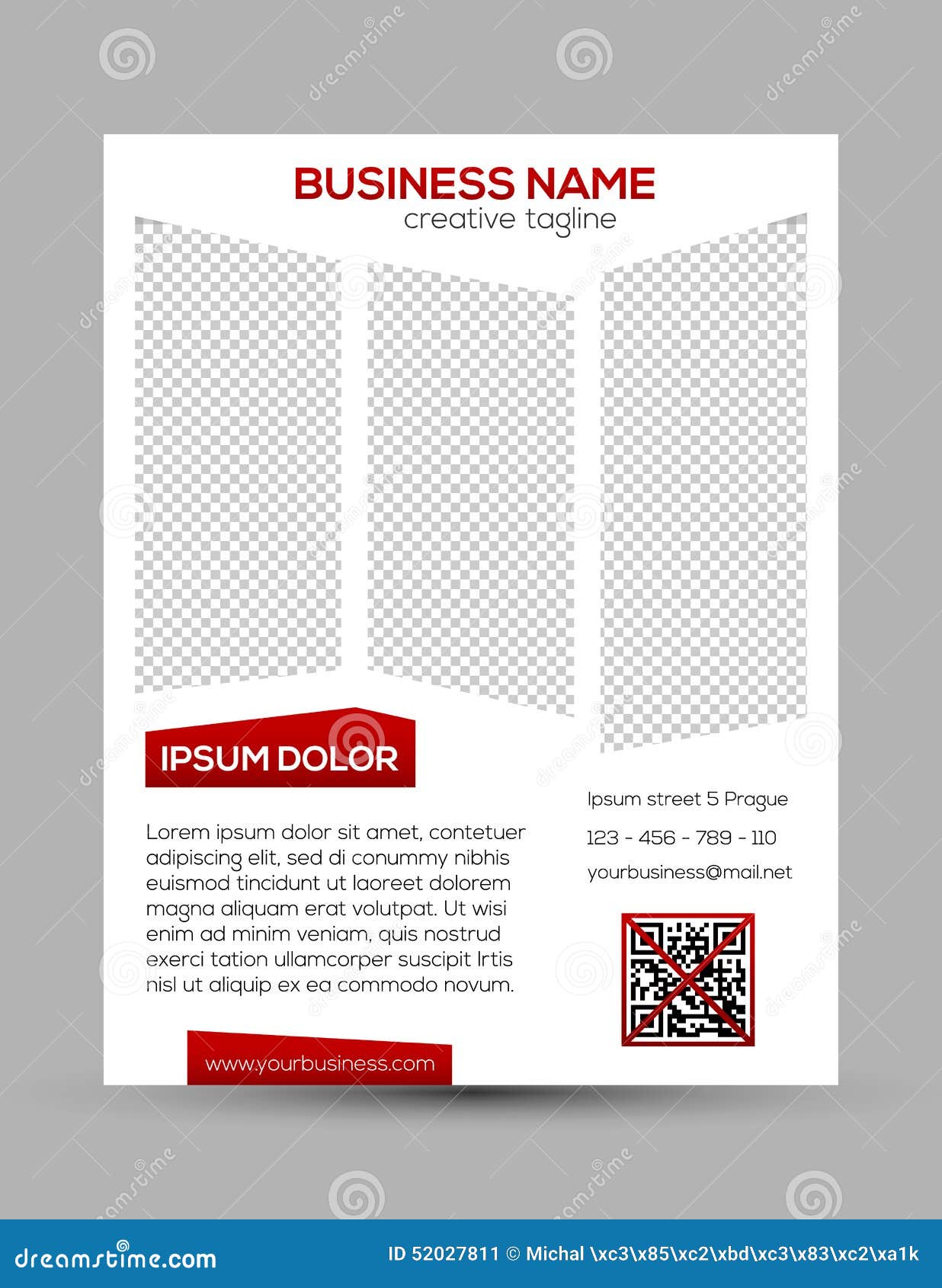 Creative Minimalistic Business Flyer Template Stock Vector In 8.5 X 11 Flyer Template