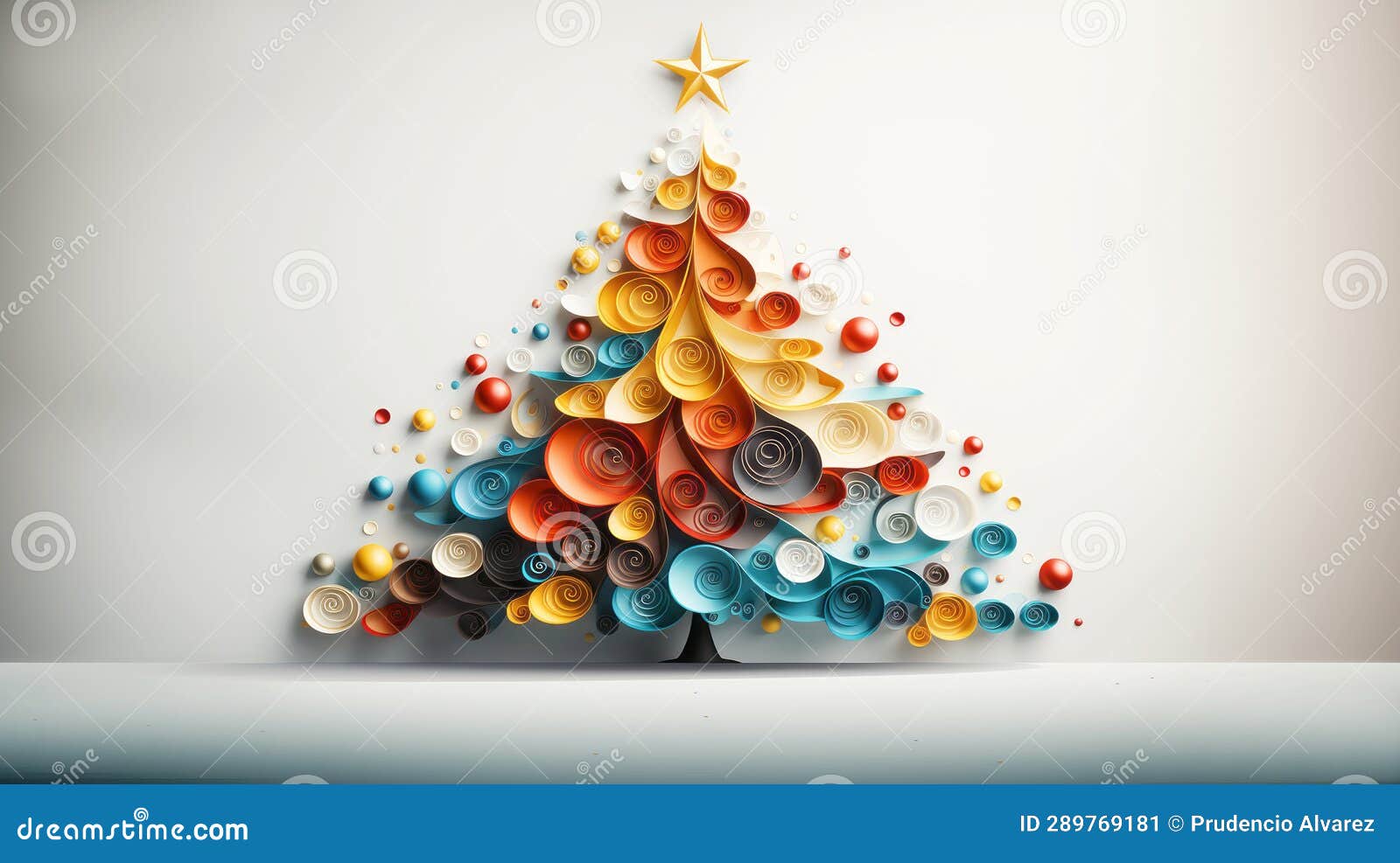 Modern Christmas Tree Illustration Stock Illustration Illustration of