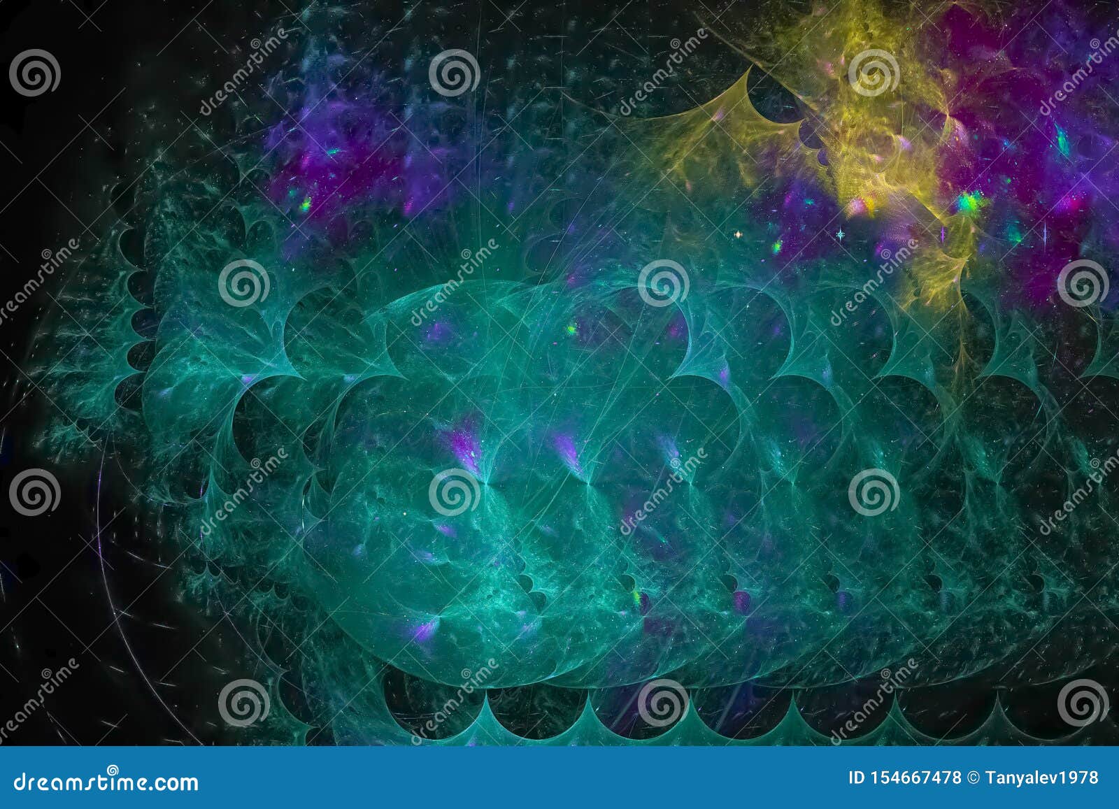 abstract curve vibrant motion glowing  pattern backdrop fractal creative