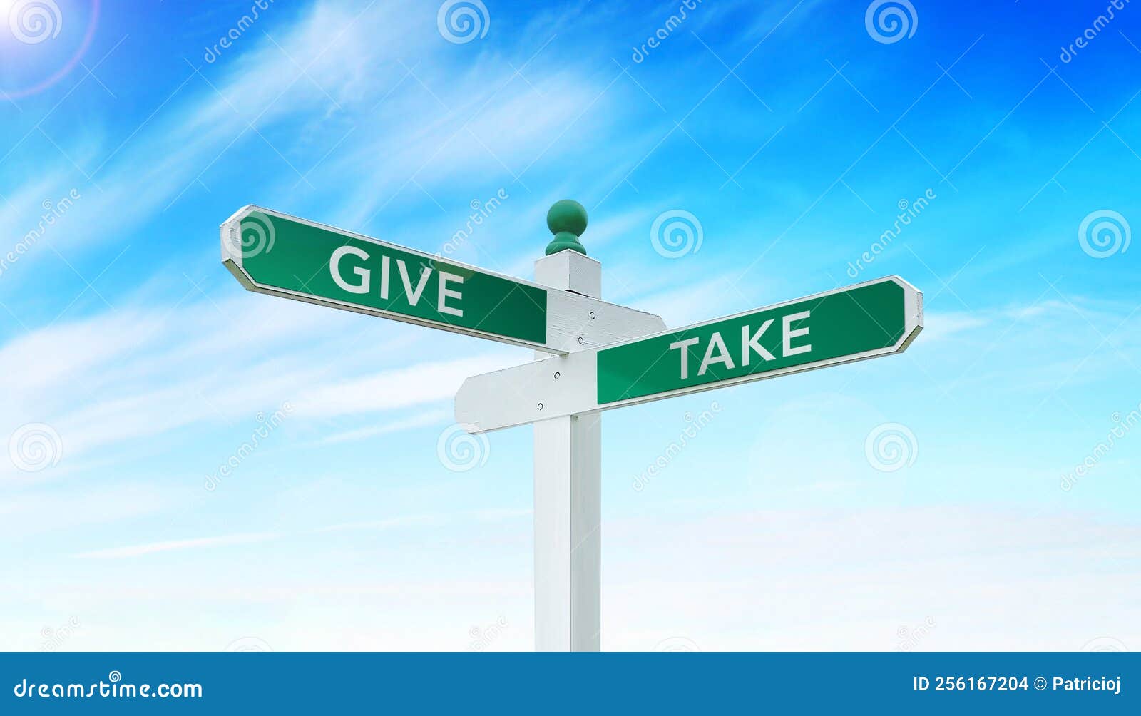 3d Road Sign Saying Please Donate Stock Illustration - Download