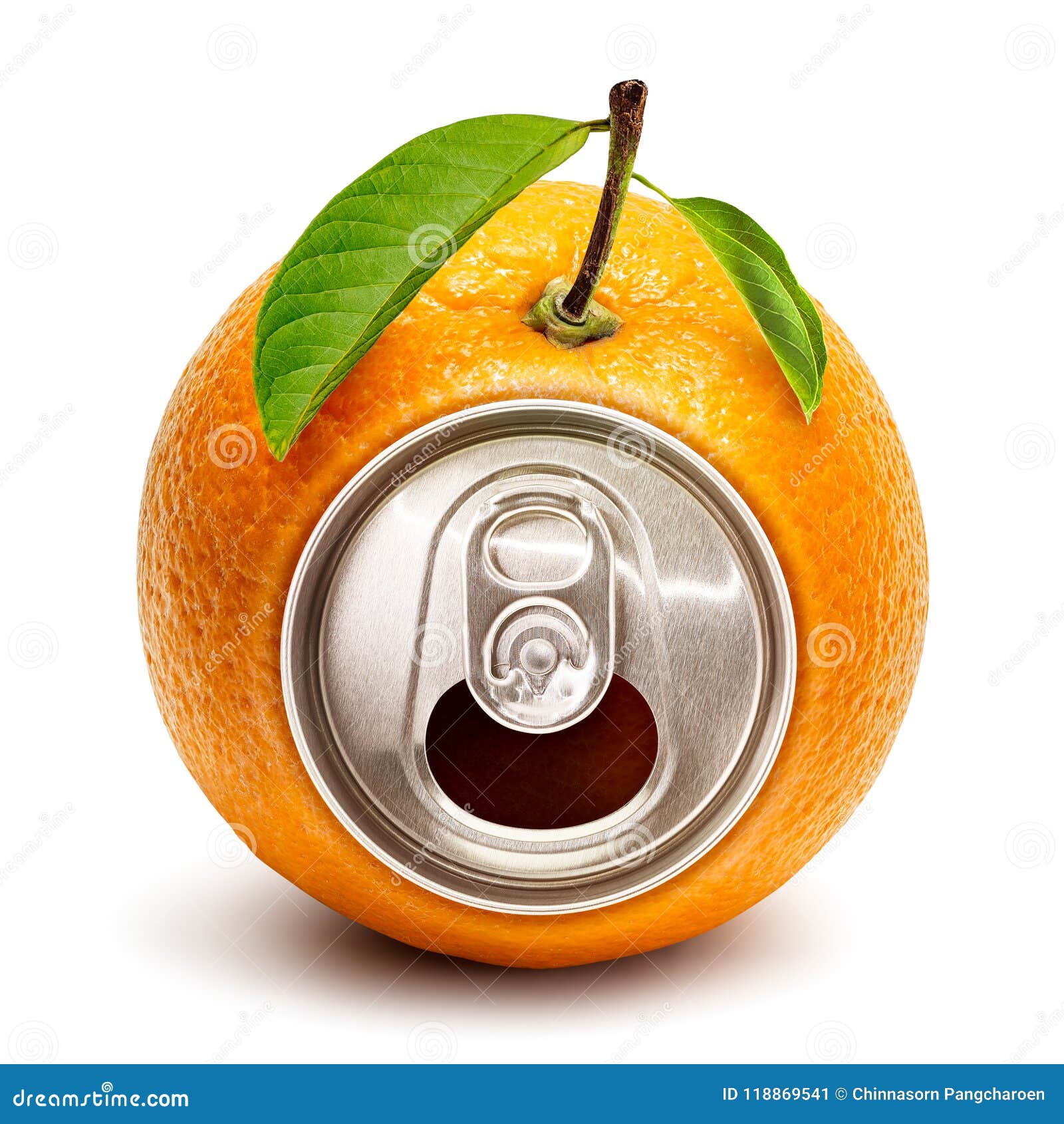 Orange juice can stock image. Image of fruit, object 118869541
