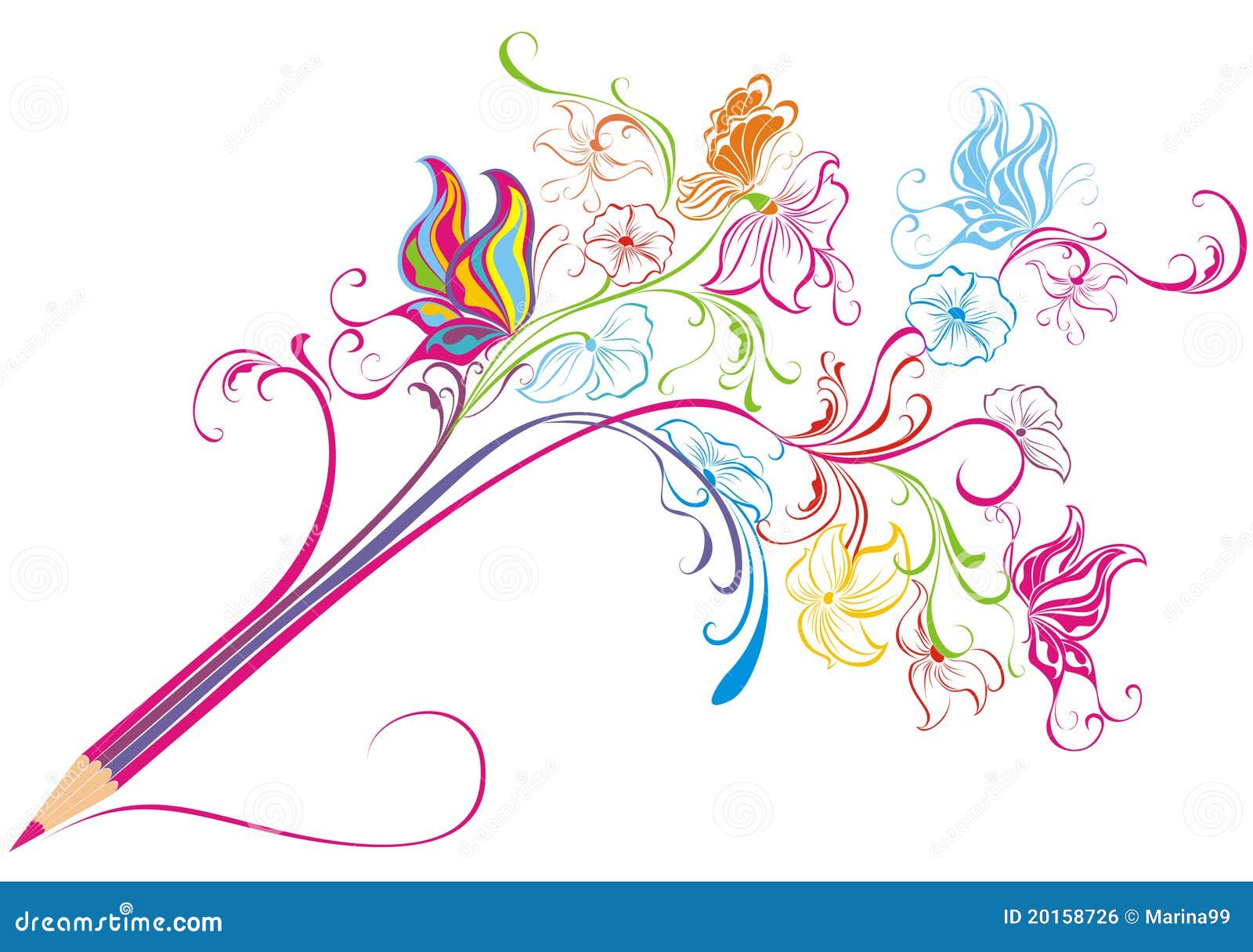 Creative Pen Vector Illustration Stock Illustrations – 67,409 Creative
