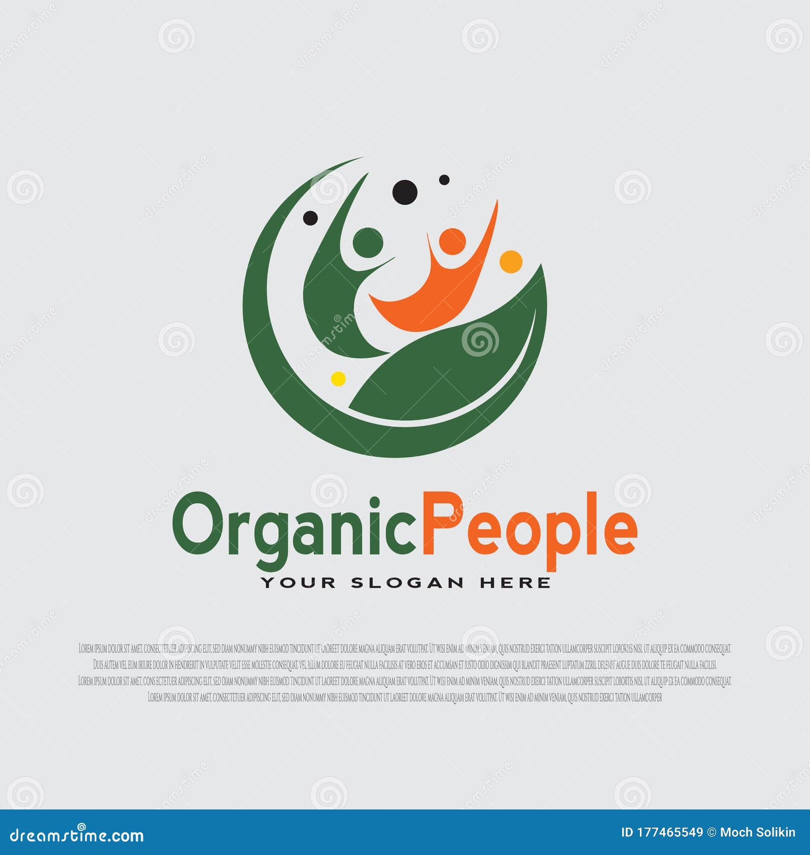 Creative People Logo Design Ideas With The Concept Of Abstract People Children S Dreams Playground Can Be Used For School Stock Vector Illustration Of Innovation Growth