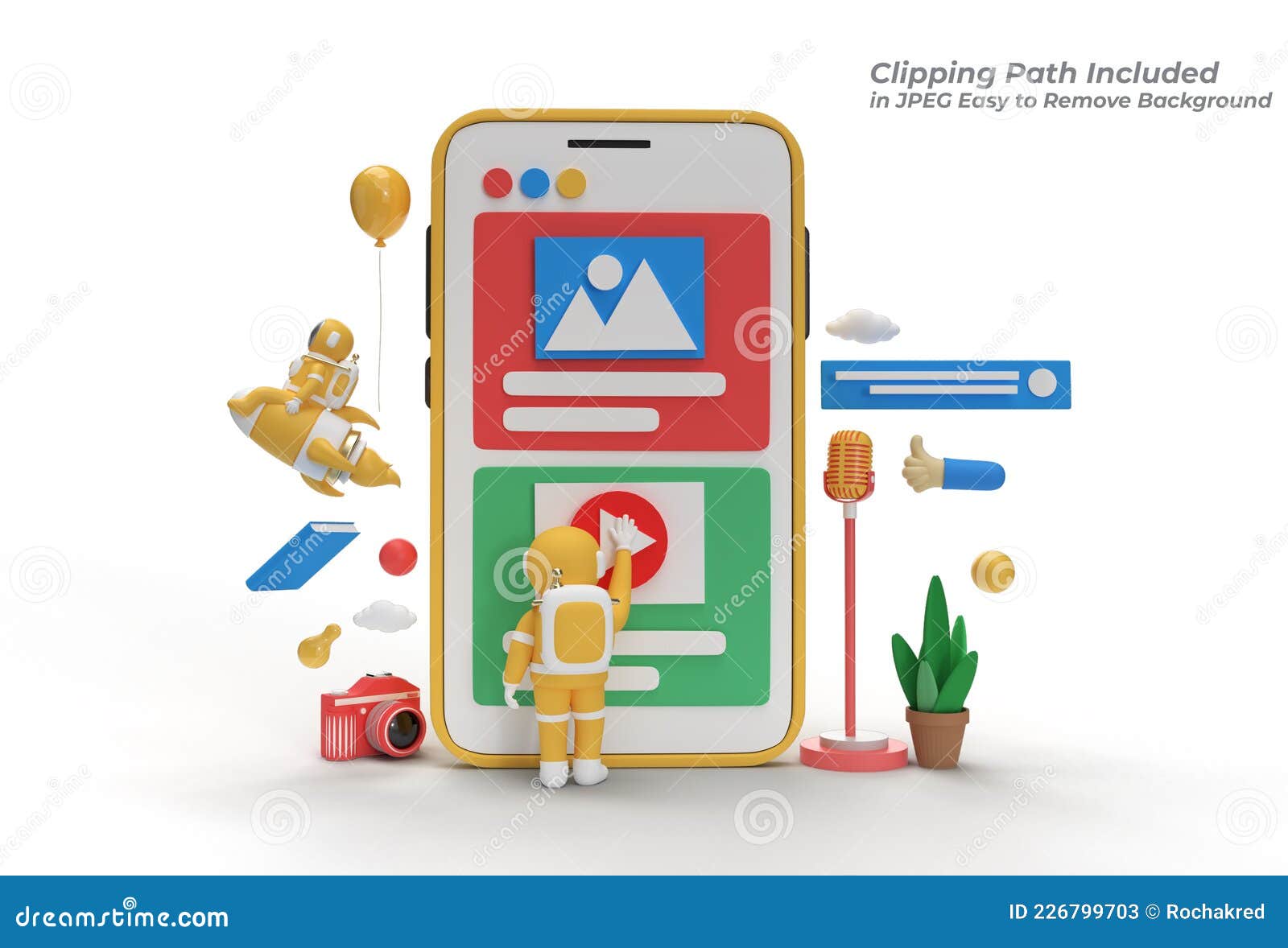 creative play video buttoon for web development banner, marketing material pen tool created clipping path included in jpeg easy to