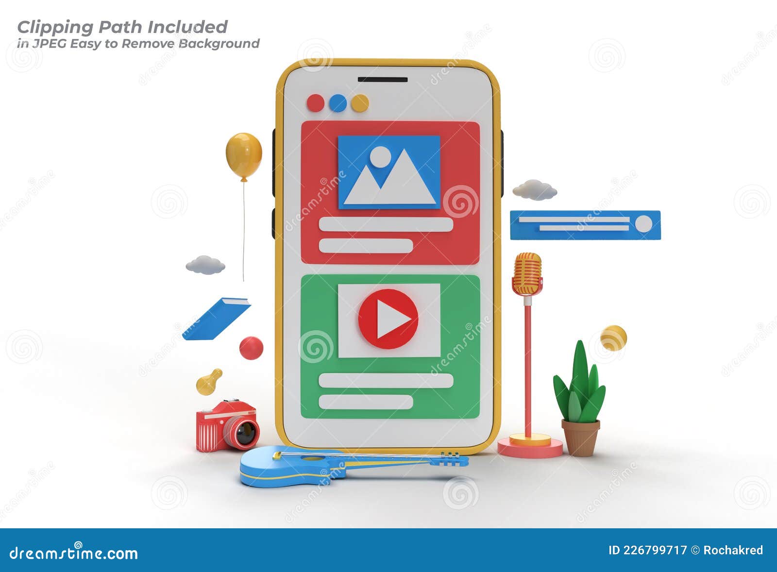 creative play video buttoon for web development banner, marketing material pen tool created clipping path included in jpeg easy to