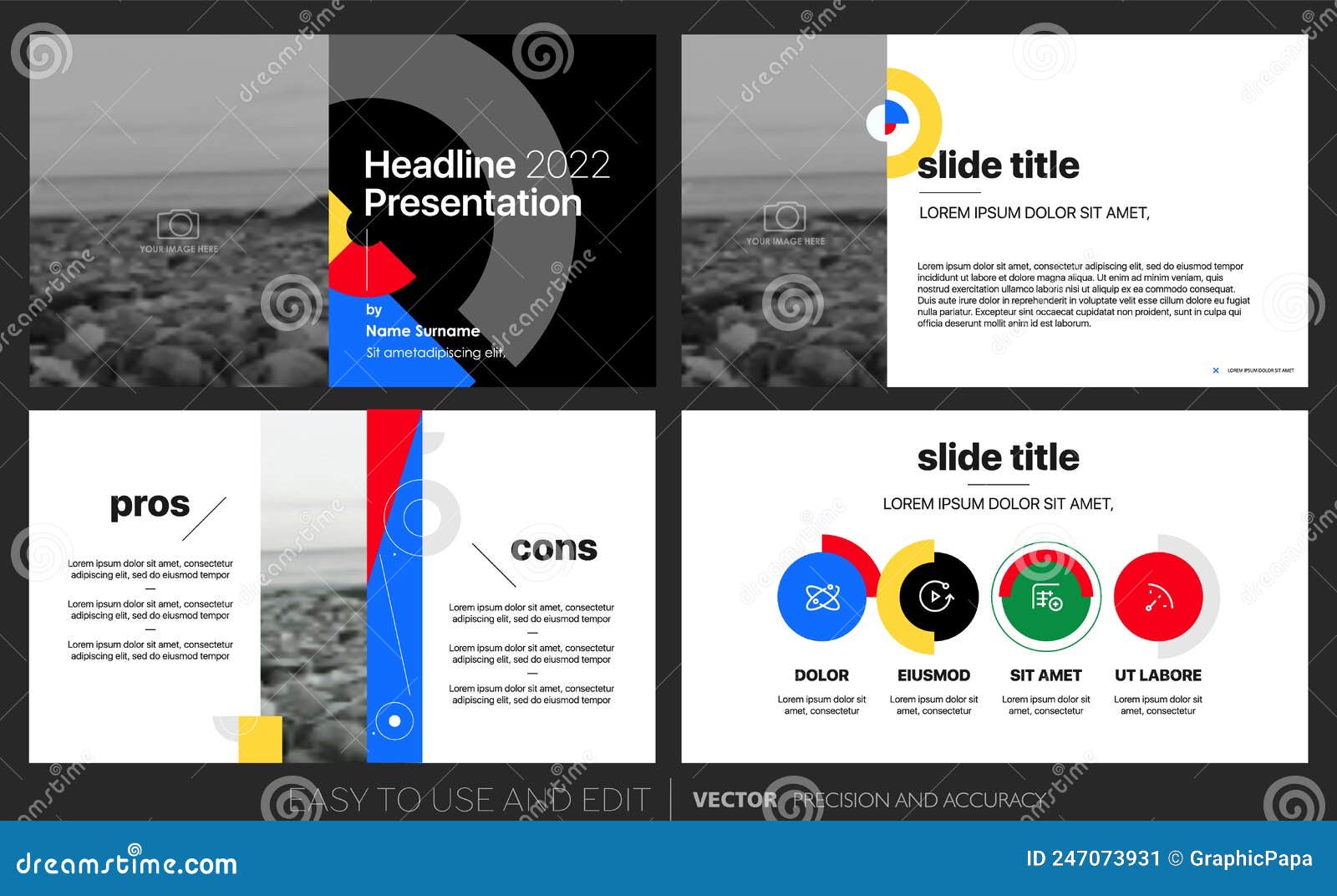 Creative Presentation Templates with Editable Design Elements and Creative Presentation Templates with Editable Design Elements and