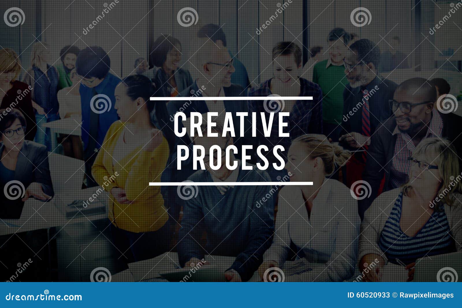 Creative Process Design Brainstorm Thinking Vision Ideas Concept Stock