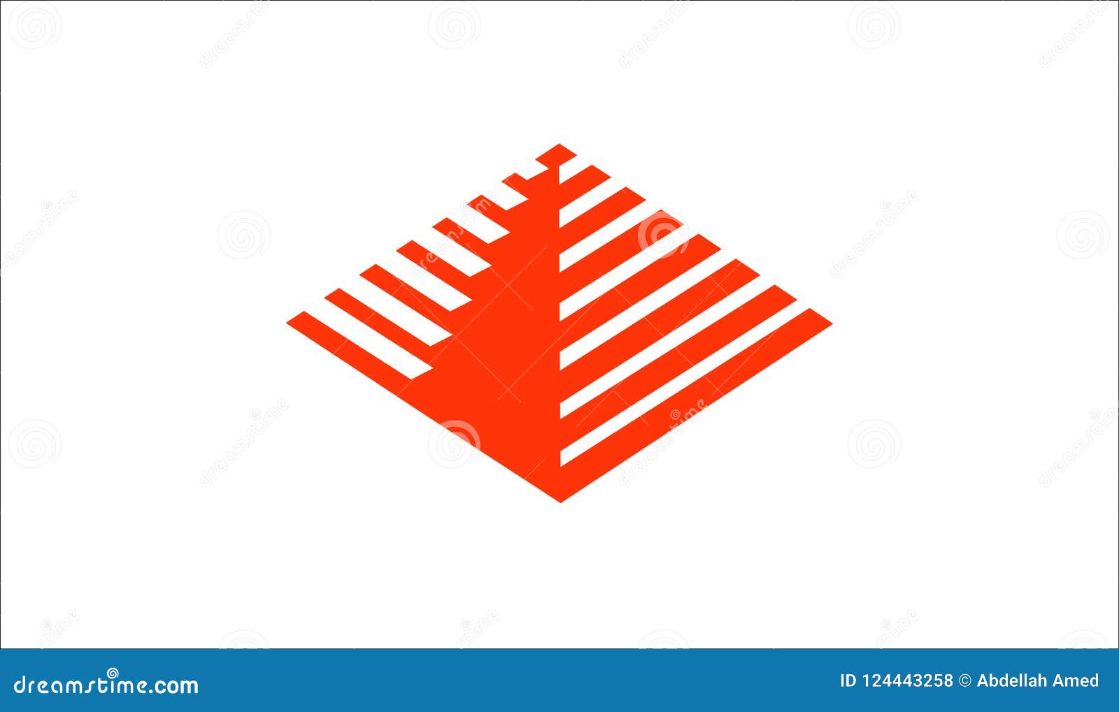 Creative Pyramid Design Logo Vector Symbol Design Stock Vector