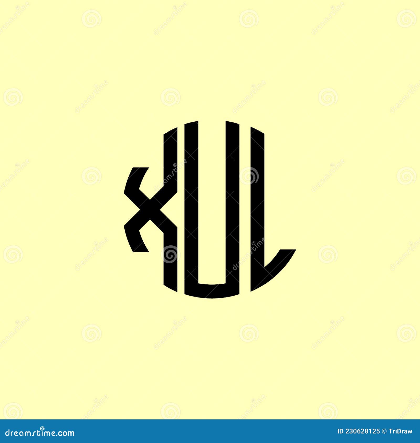 creative rounded initial letters xul logo