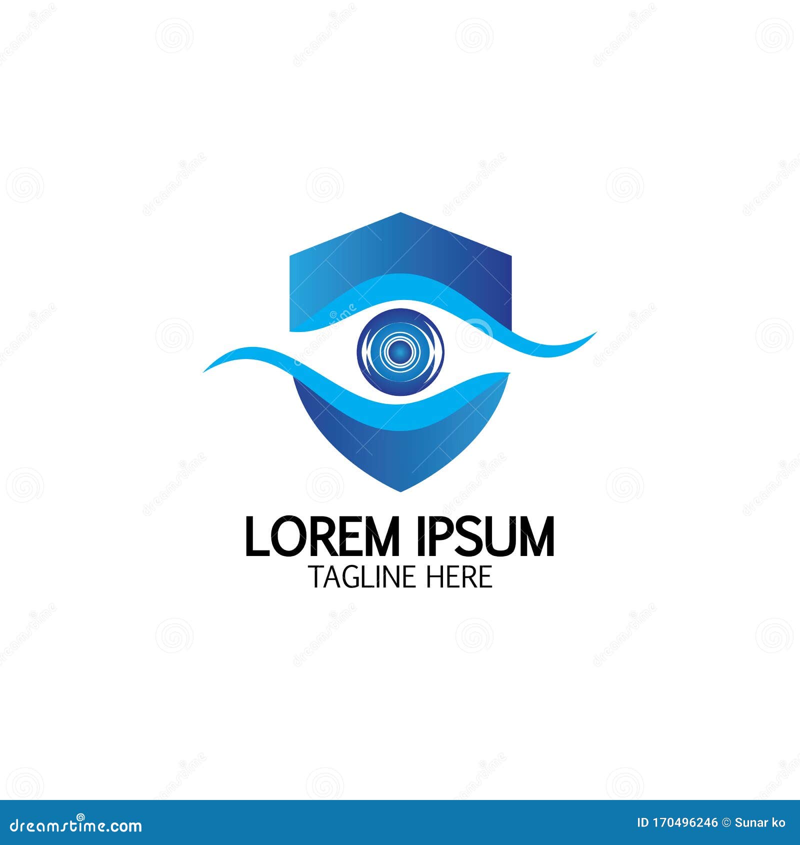 Download Creative Shield Eye Vision Logo Design Symbol Vector Illustration Stock Vector Illustration Of Protection Creative 170496246