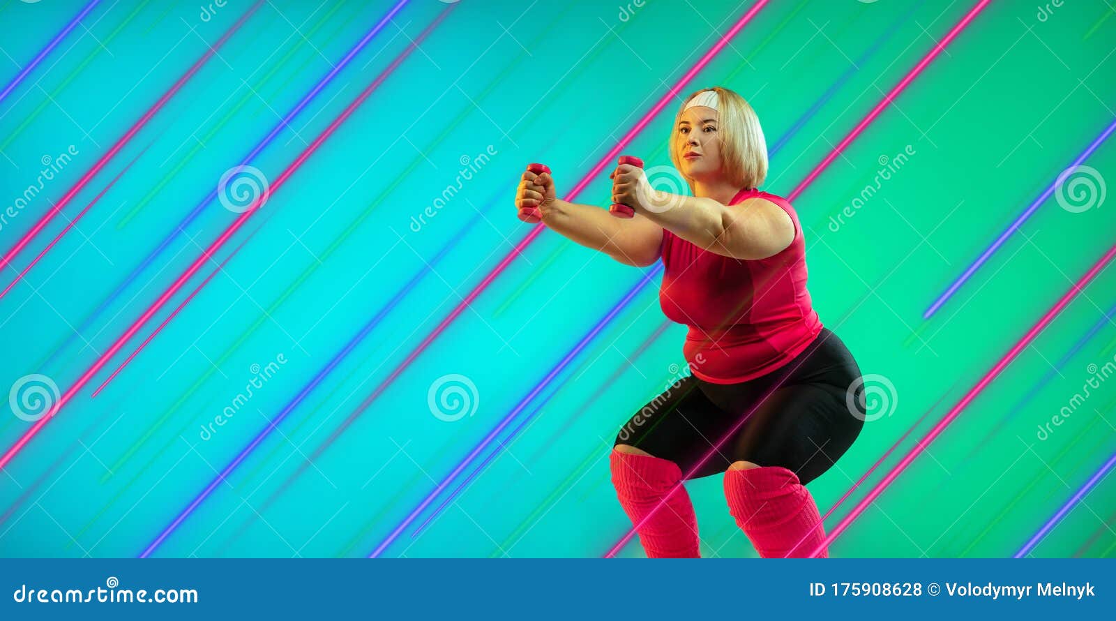 Creative Sport And Neon Lines On Gradient Background Flyer Proposal Stock Photo Image Of Extreme Movement