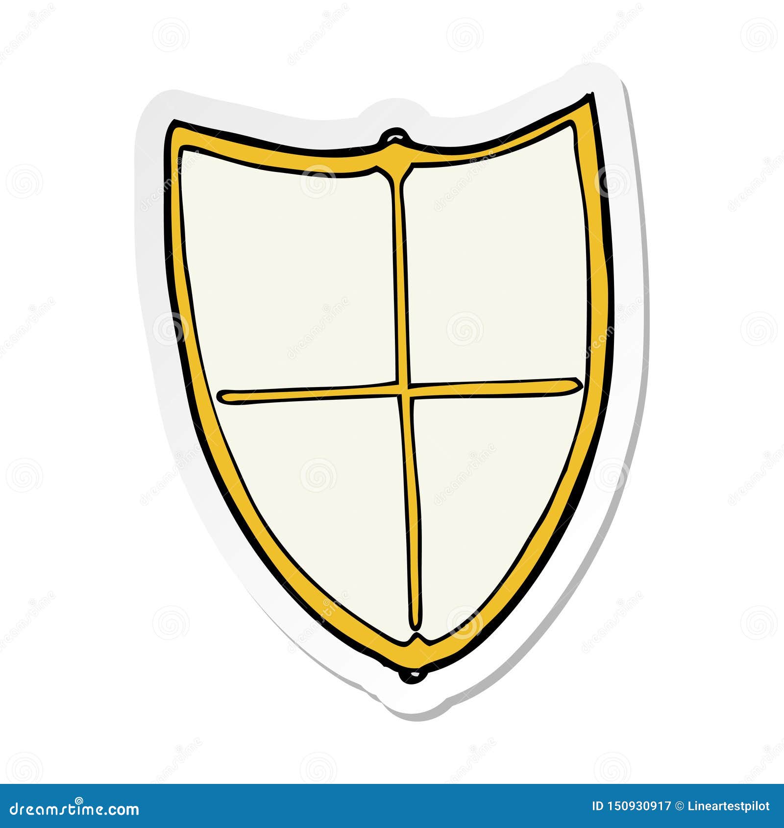 Cartoon Heraldic Lion Vector Illustration | CartoonDealer.com #26935316