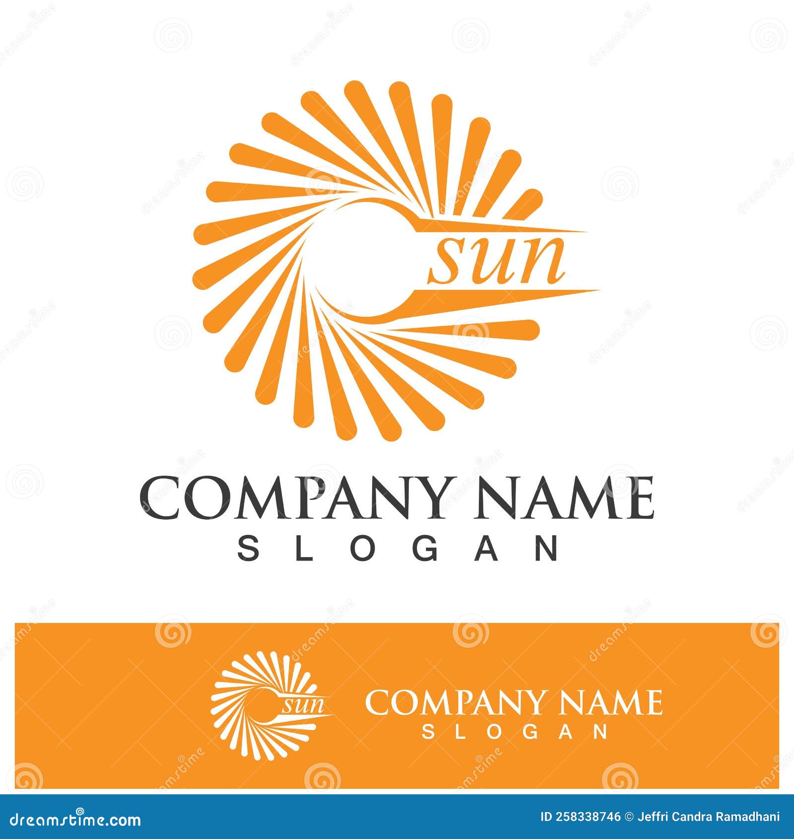 Creative Sun Concept Logo Illustration Stock Vector Illustration of