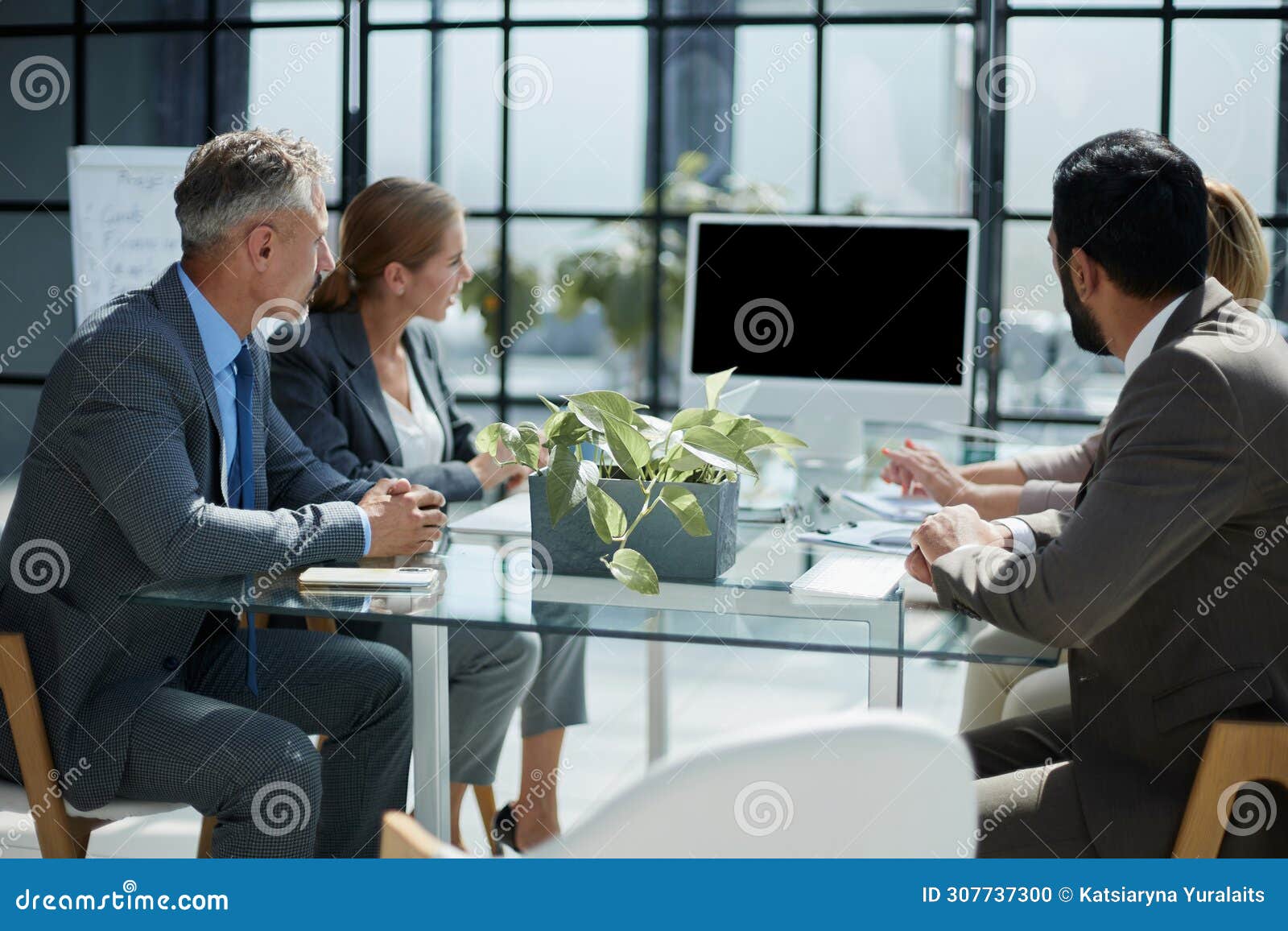 business group showing ethnic diversity in a meeting