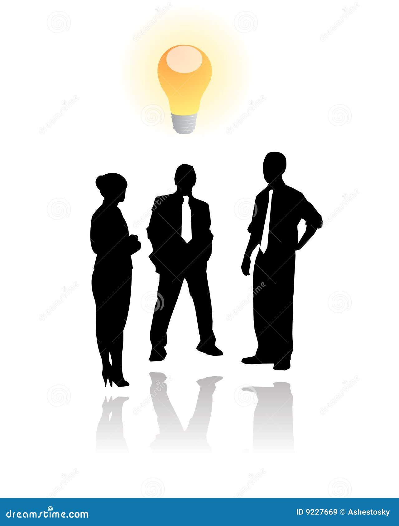 Creative Thinking Business Men Stock Vector - Illustration of