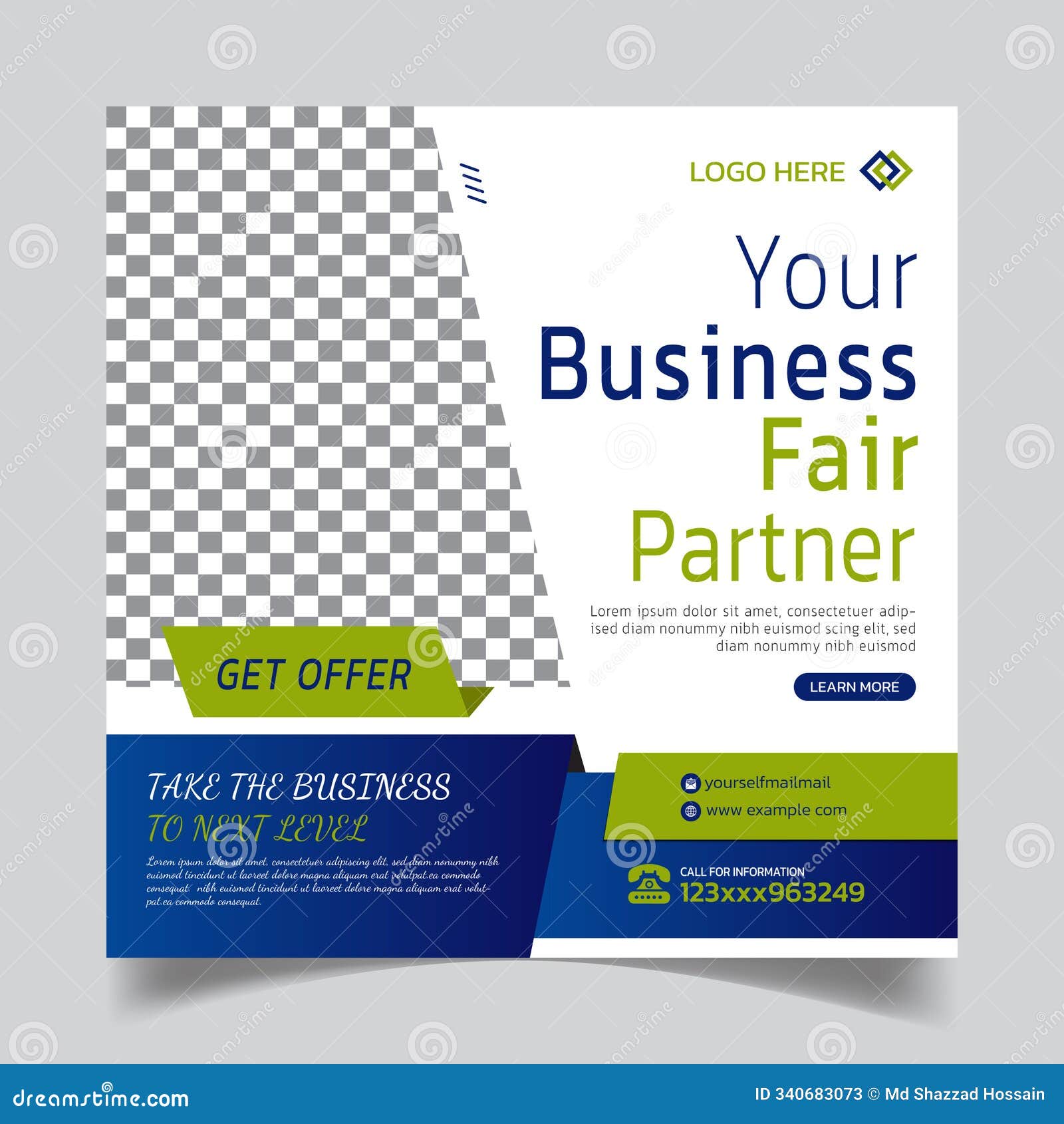 creative tidy company business social media post template