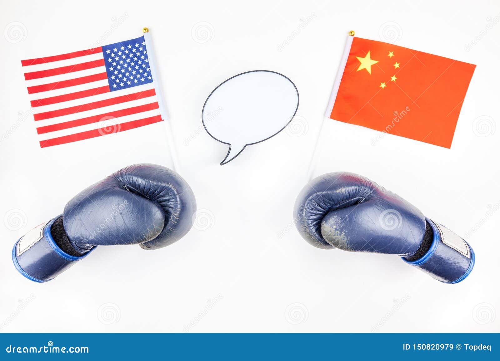 Download Concept Of Trade War Between USA And China Stock Image ...