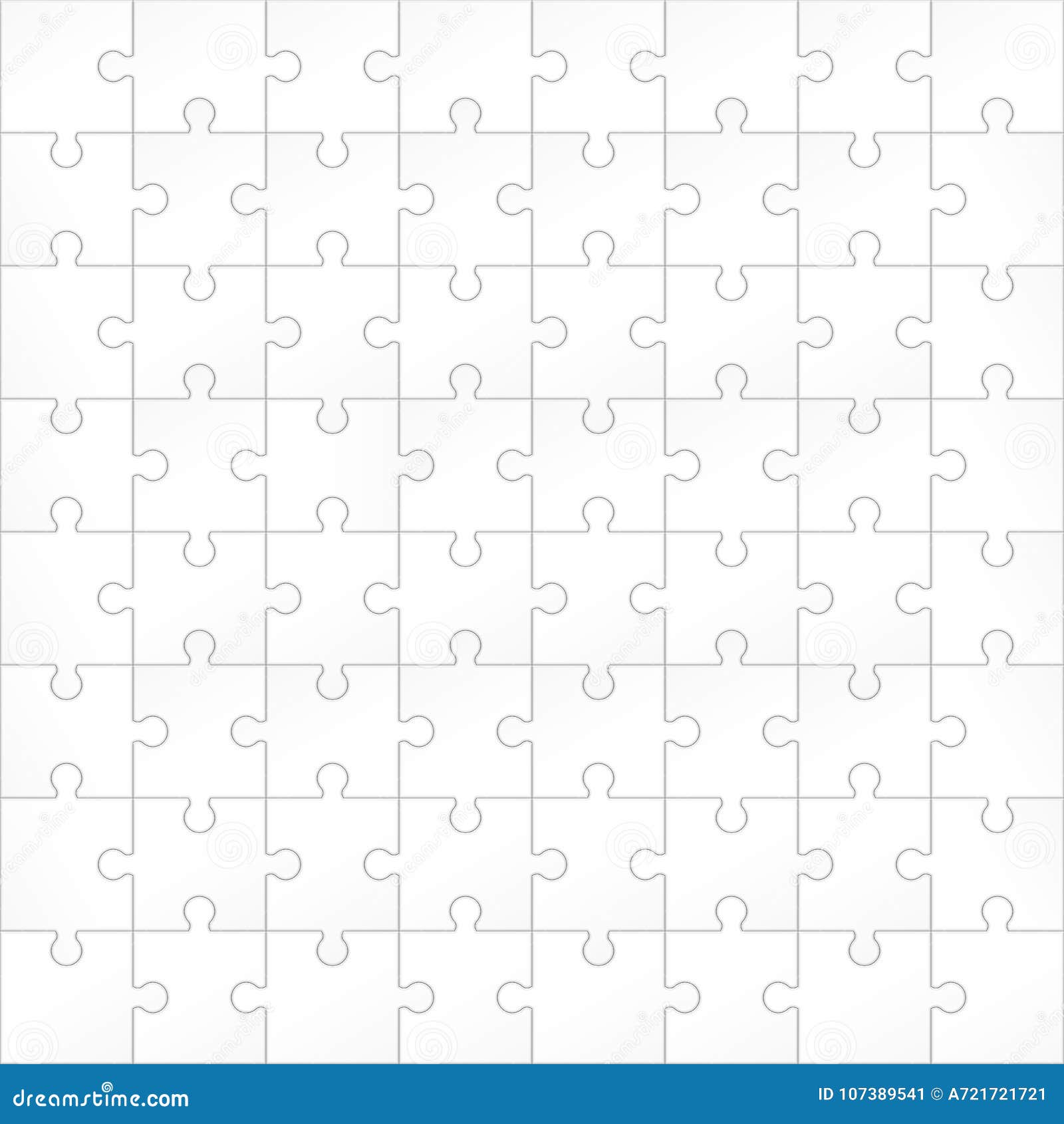 Abstract blank puzzles concept Royalty Free Vector Image