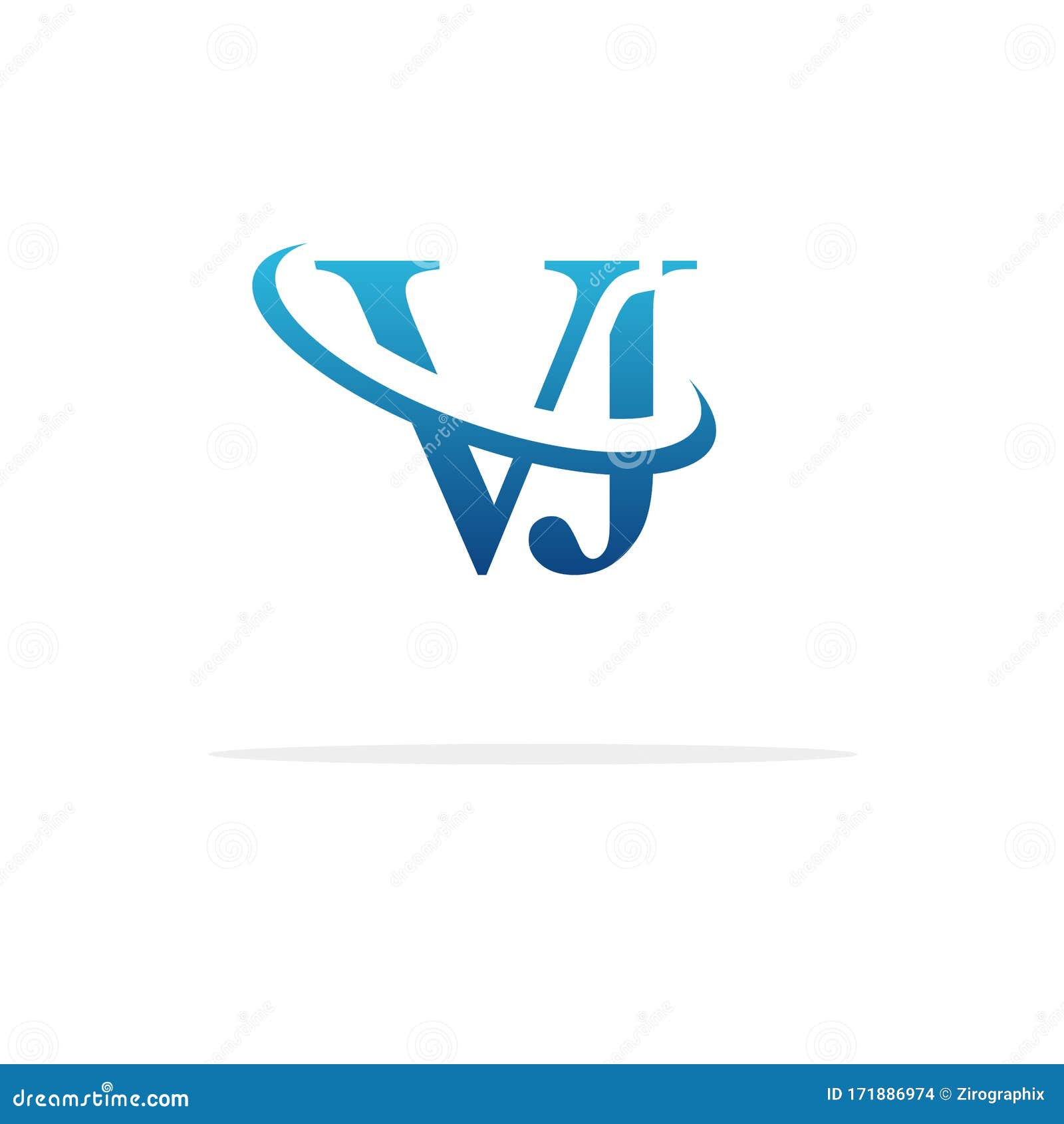 VJ Logo design creation