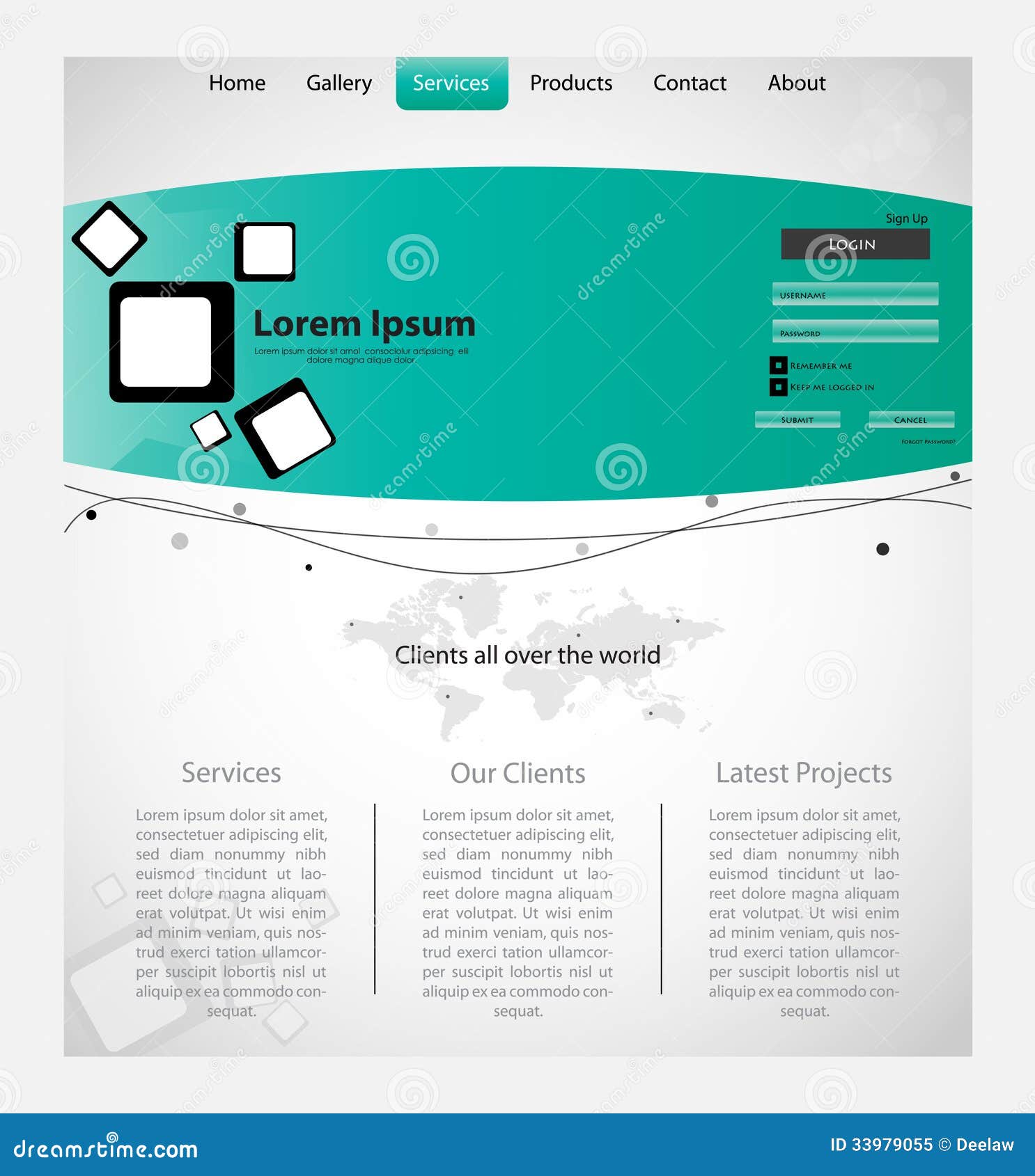 website map template