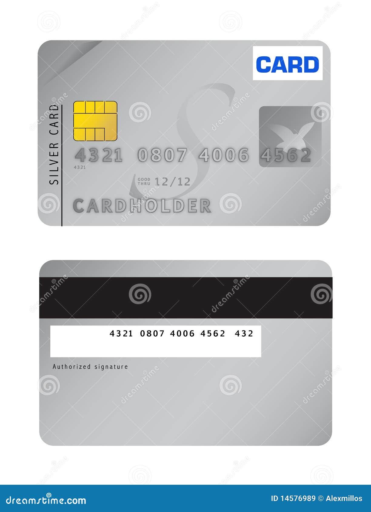 Credit card stock vector. Illustration of discover, ecommerce - 14576989