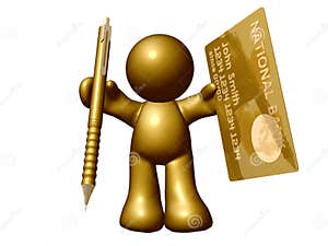 Credit Card Online Application Stock Illustration Illustration Of 