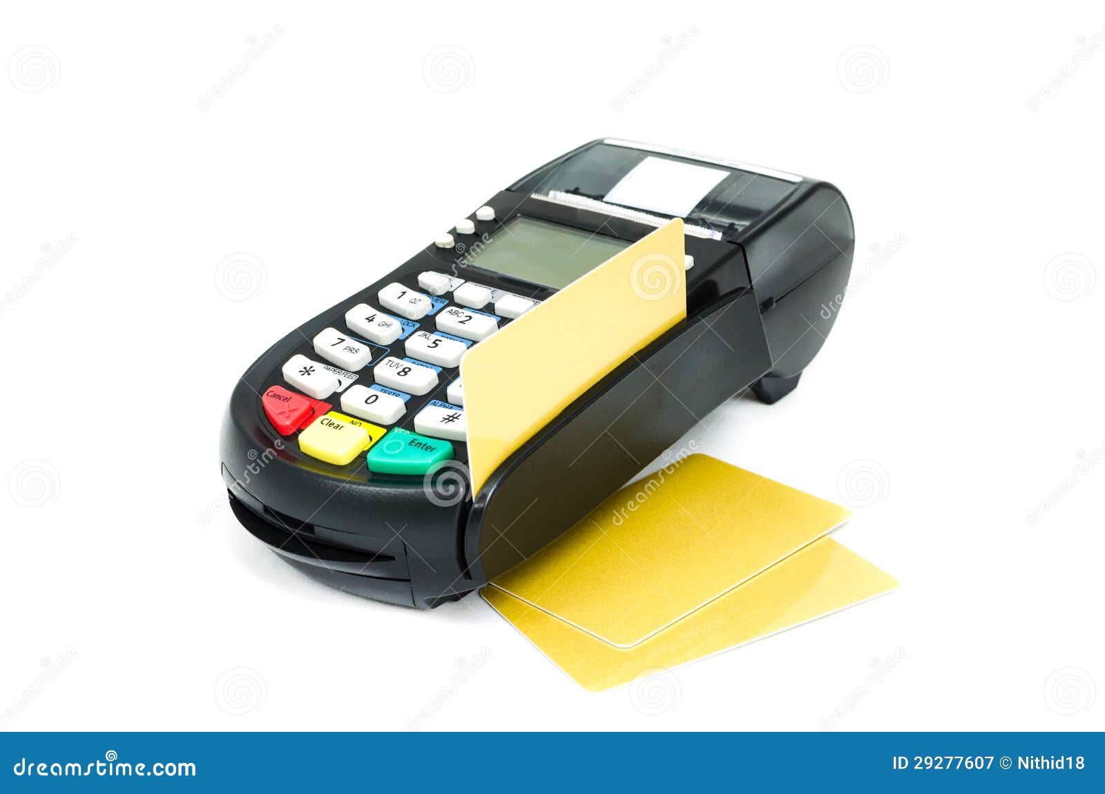 Credit card reader stock image. Image of shop, background 29277607