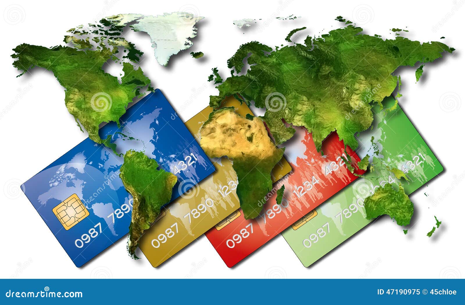Credit cards stock illustration. Illustration of savings 47190975