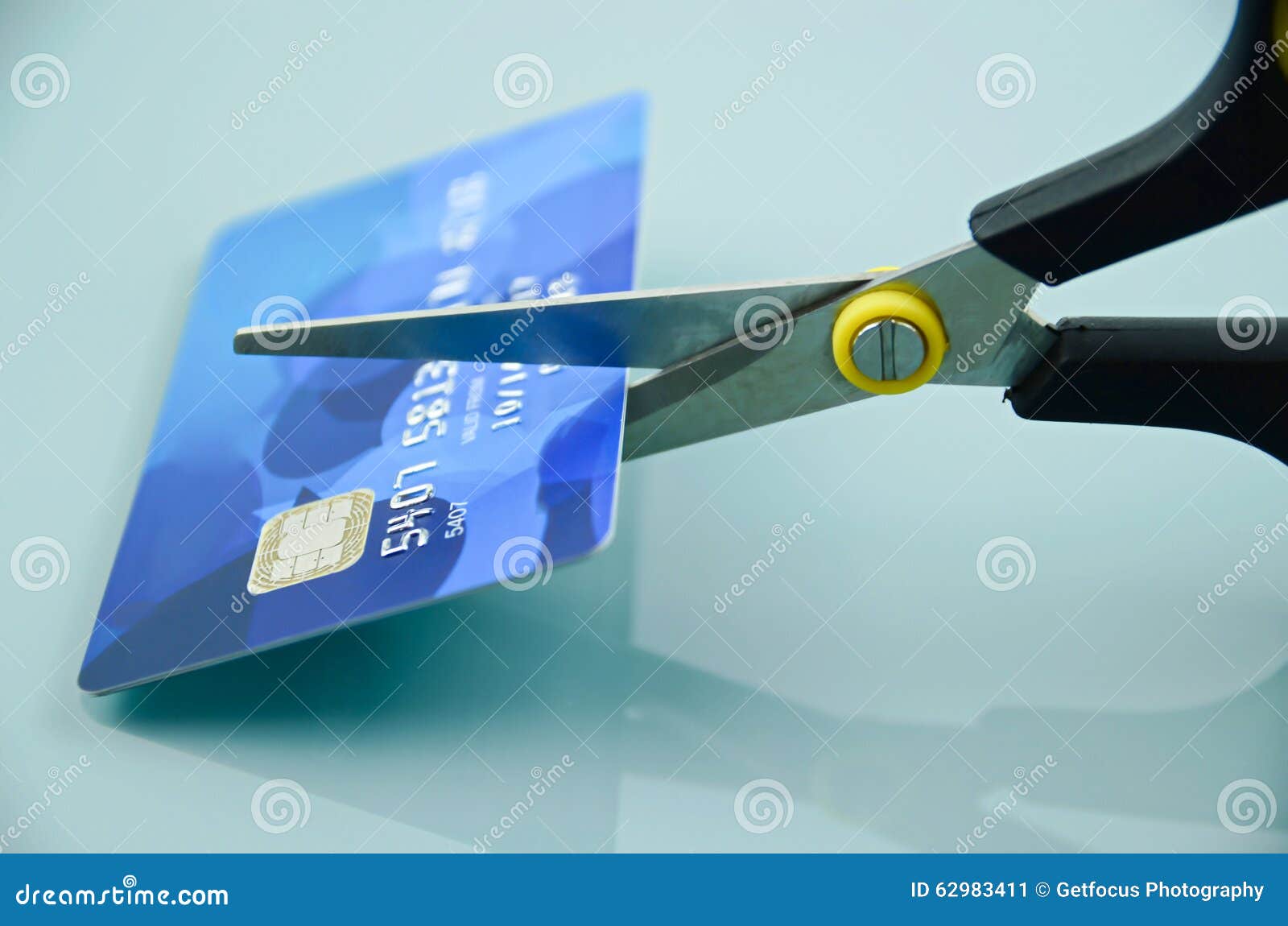 Credit cards stock image. Image of scissors, debt, savings 62983411