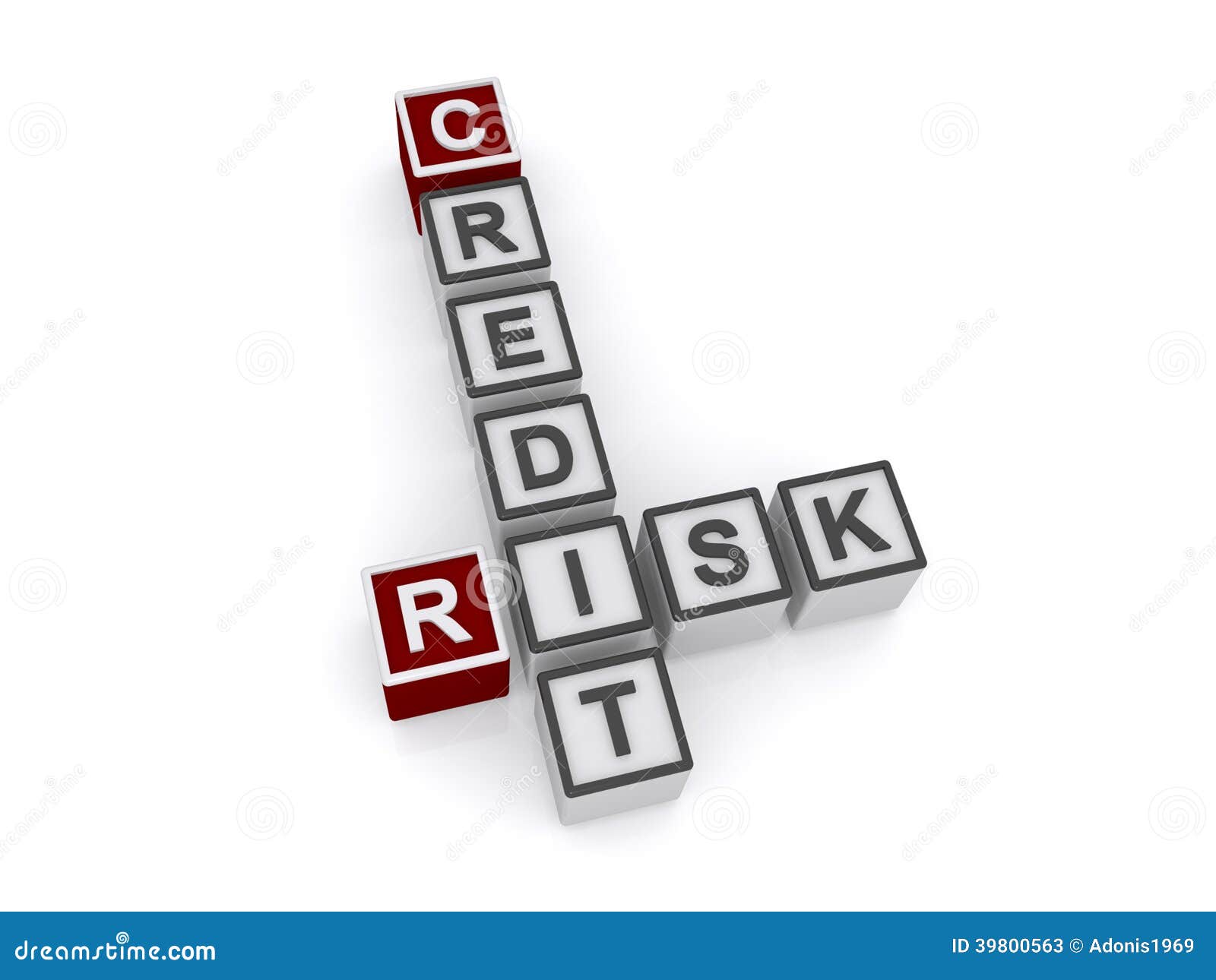 Credit risk stock illustration. Illustration of letters - 39800563