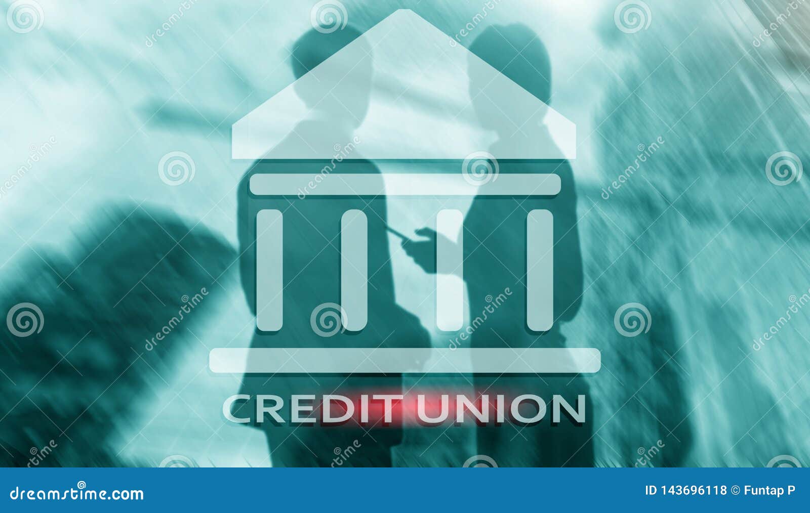 credit union. financial cooperative banking services. finance abstract background.