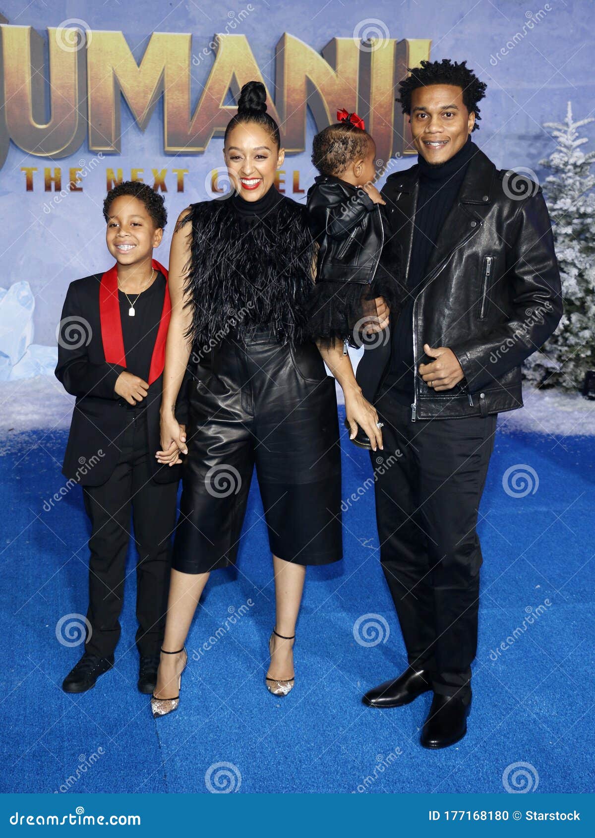 Cree Hardrict, Tia Mowry-Hardrict, Cory Hardrict and Cairo Tiahna
