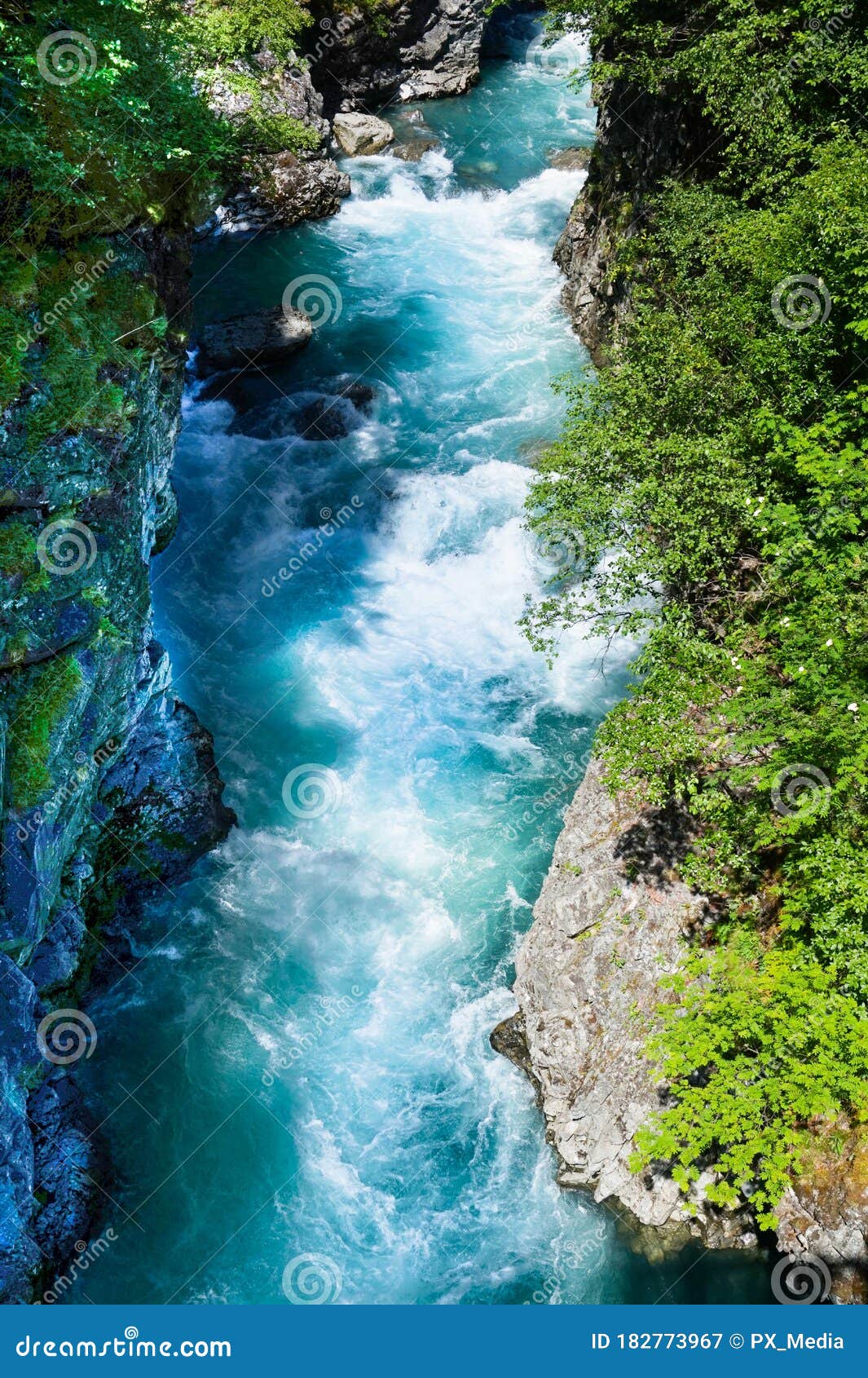 Creek in Jotunheimen Park, Norway, Scandinavia Stock Image - Image of ...