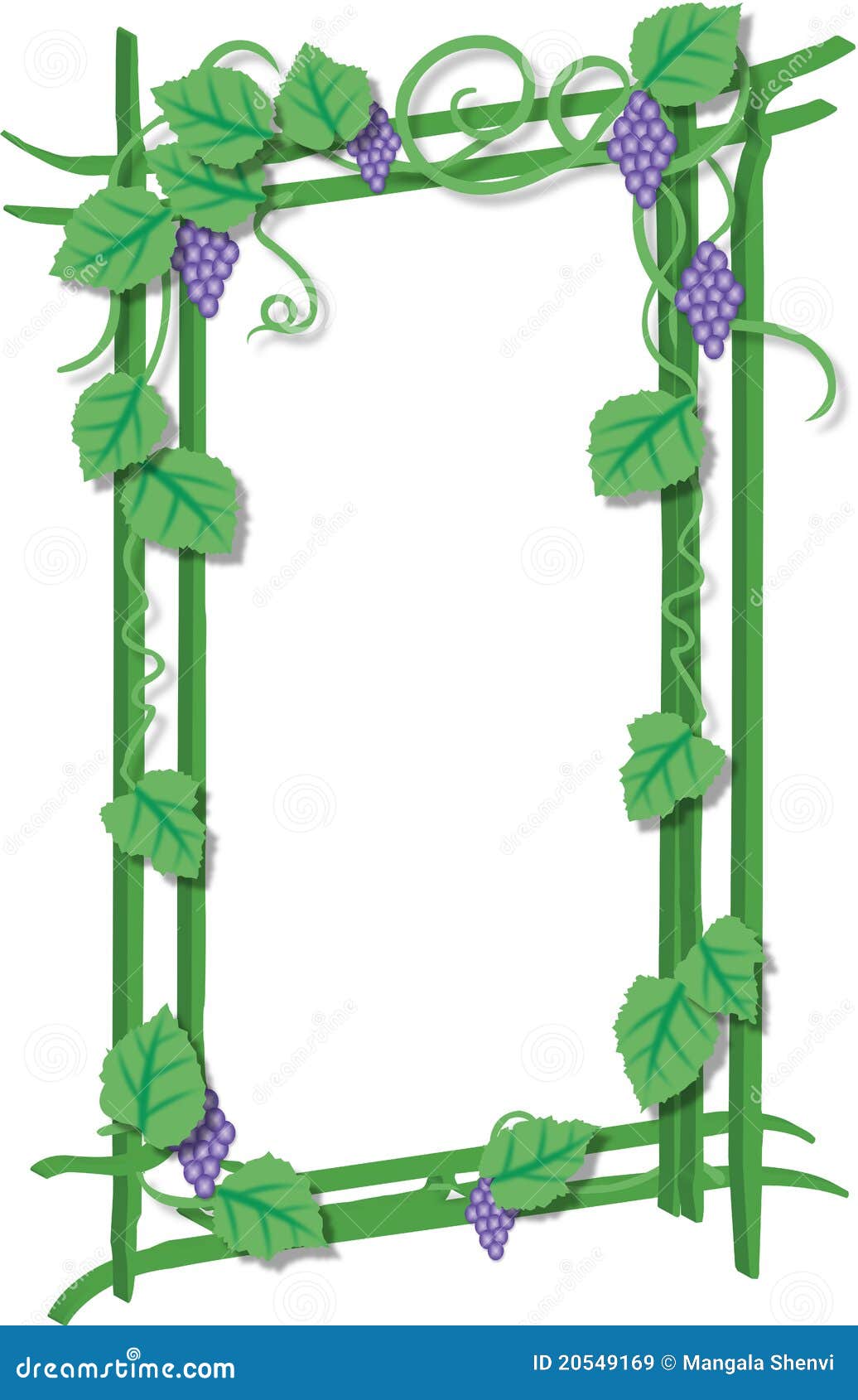 Creeper border stock vector. Illustration of oxygen, fresh 20549169