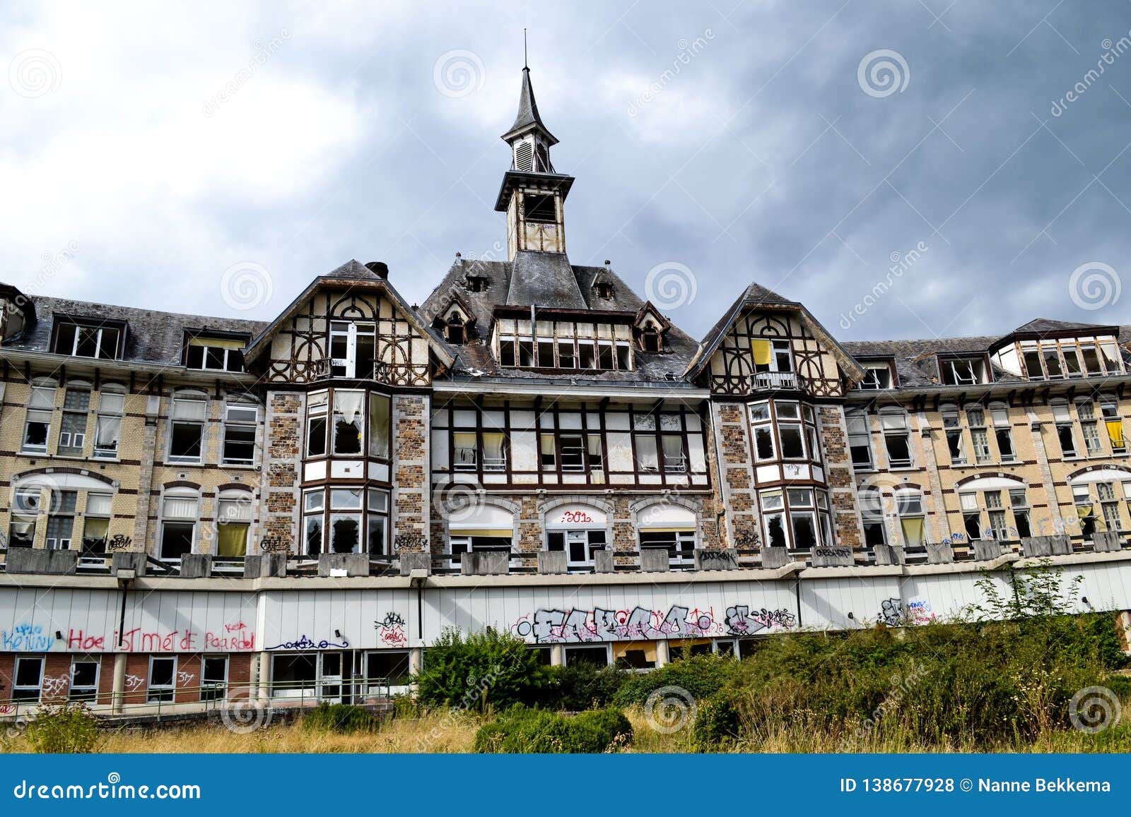 creepy abandoned sanatorium