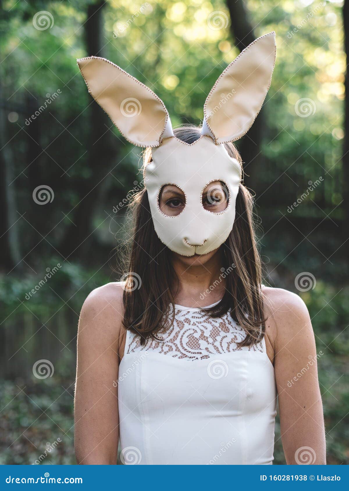creepy rabbit costume