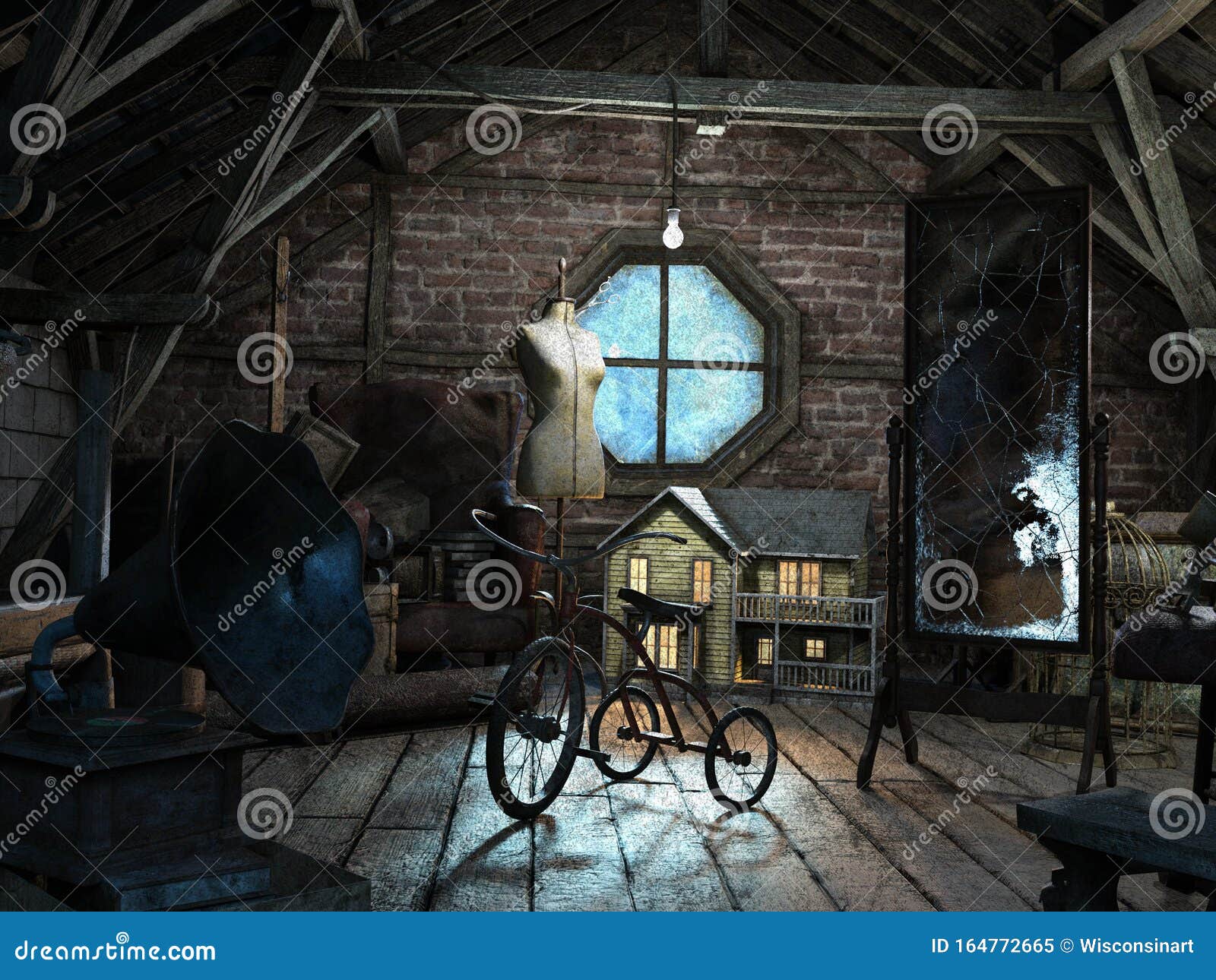 190 Haunted Attic Stock Photos - Free & Royalty-Free Stock Photos from  Dreamstime