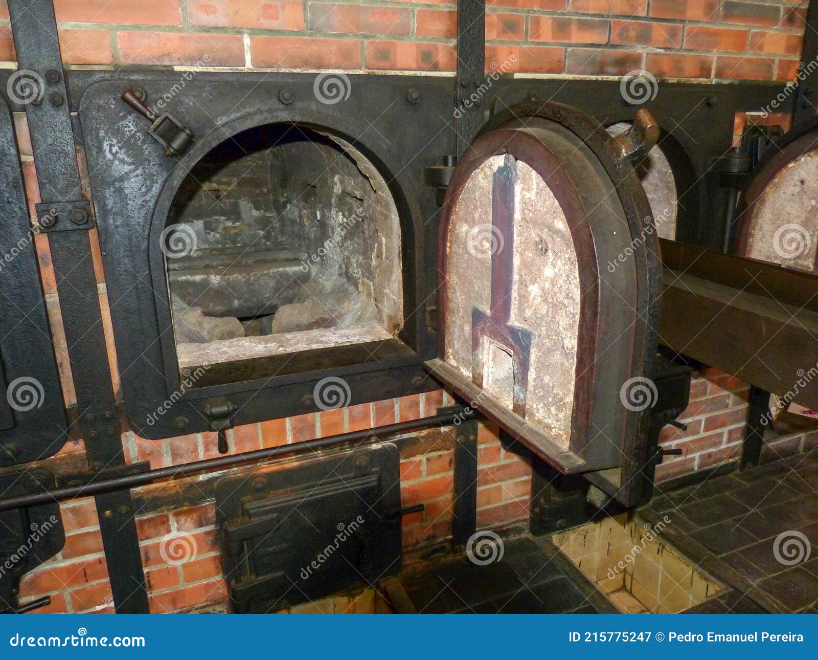 Crematory Ovens in the German Buchenwald Concentration Camp Editorial