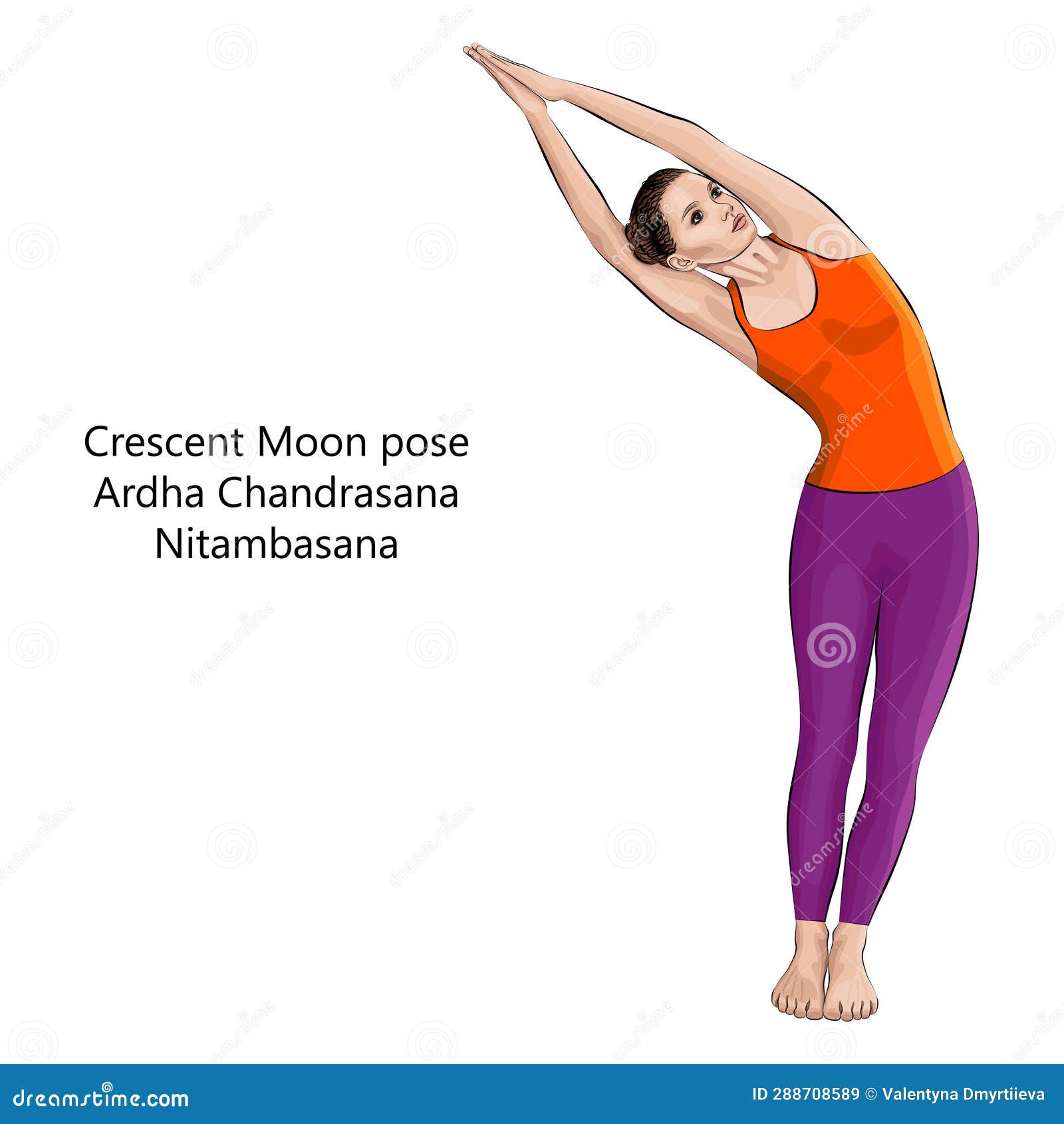Upward Crescent Moon Yoga Pose - Forte Yoga