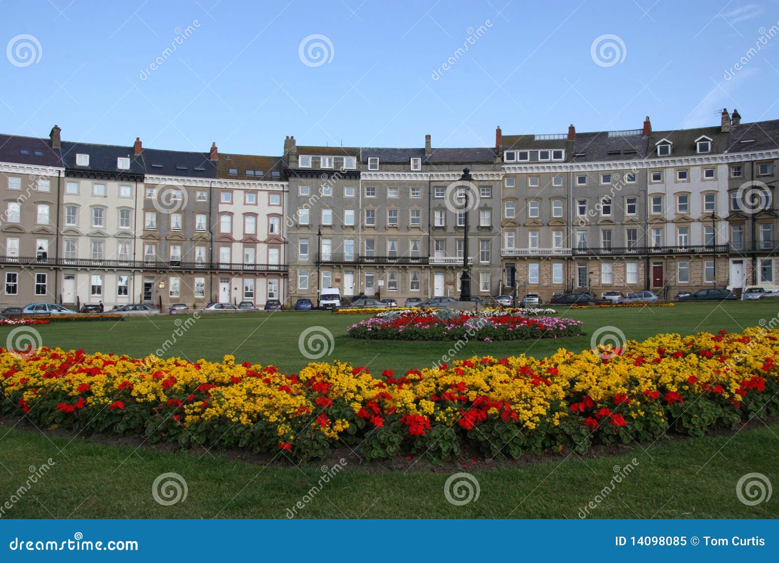 The Crescent Whitby stock image. Image of yorkshire, harbor 14098085