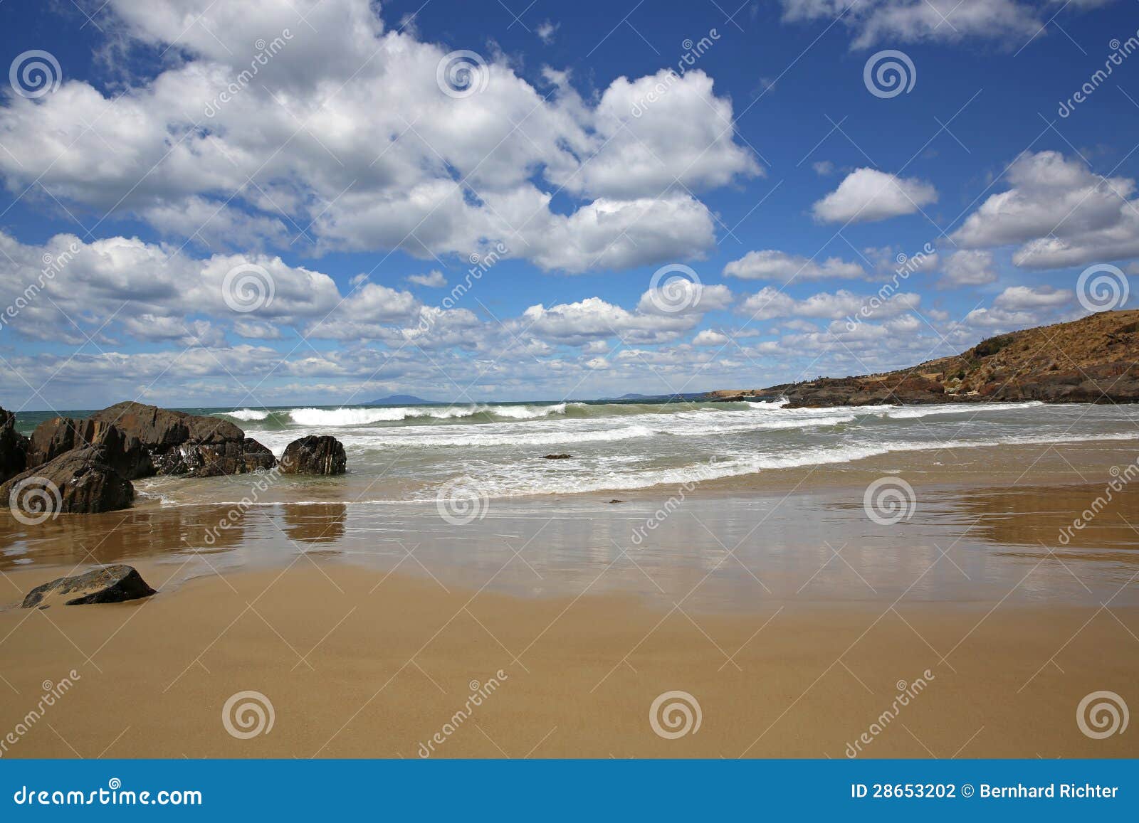 Cressy Beach. Tasmania stock photo. Image of romantic 28653202