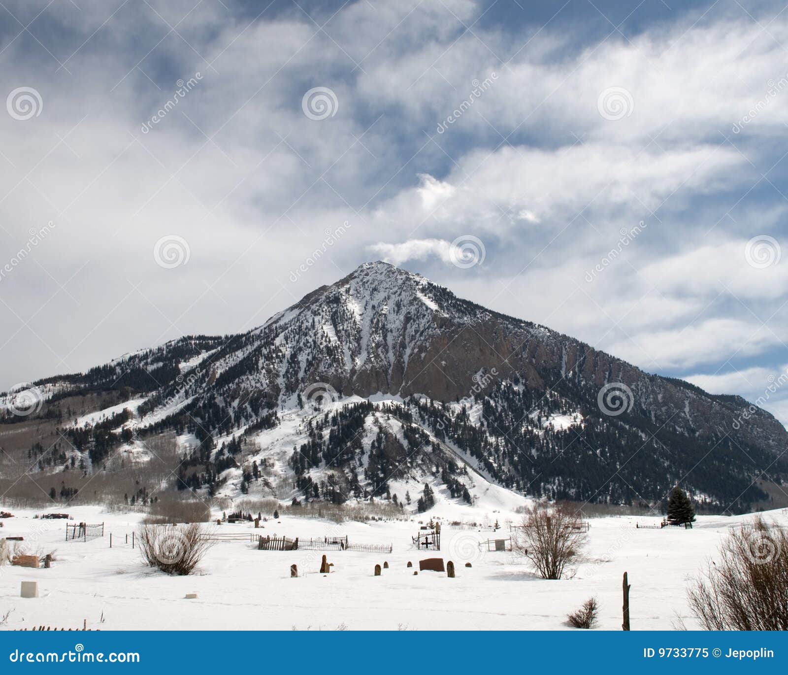 Crested Butte stock image. Image of colorado, skiing, snow 9733775
