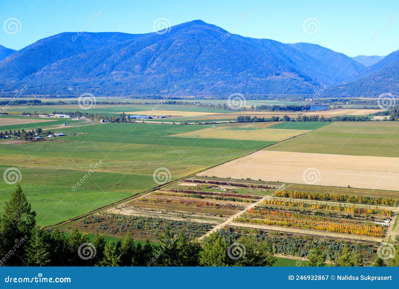 creston valley kootenay farmland british columbia canada