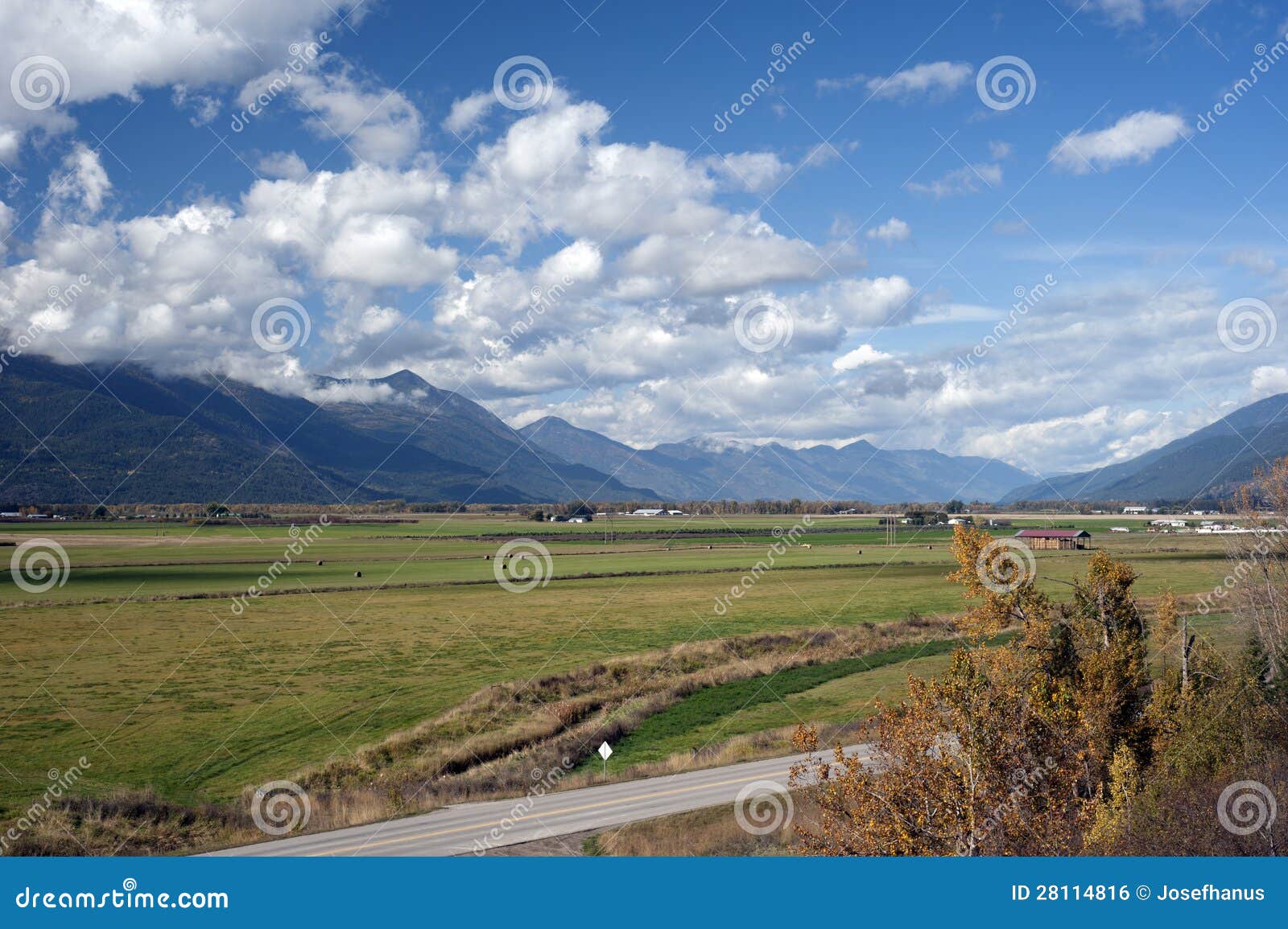 Creston Valley by Kootenay Pass Stock Photo Image of scenery, canada