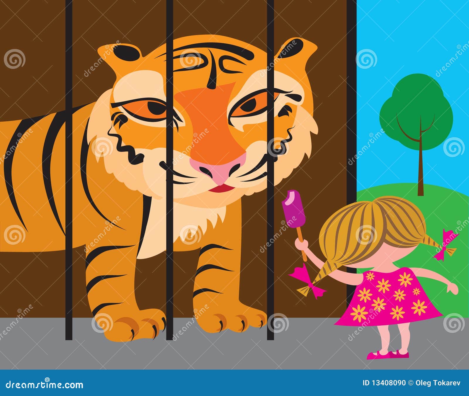 Vetores de Animal Zoológico Para Crianças Colorindo Livro Tigre Engraçado  Em Um Estilo Desenho Animado Traço Os Pontos E Colorir A Imagem e mais  imagens de Beleza - iStock