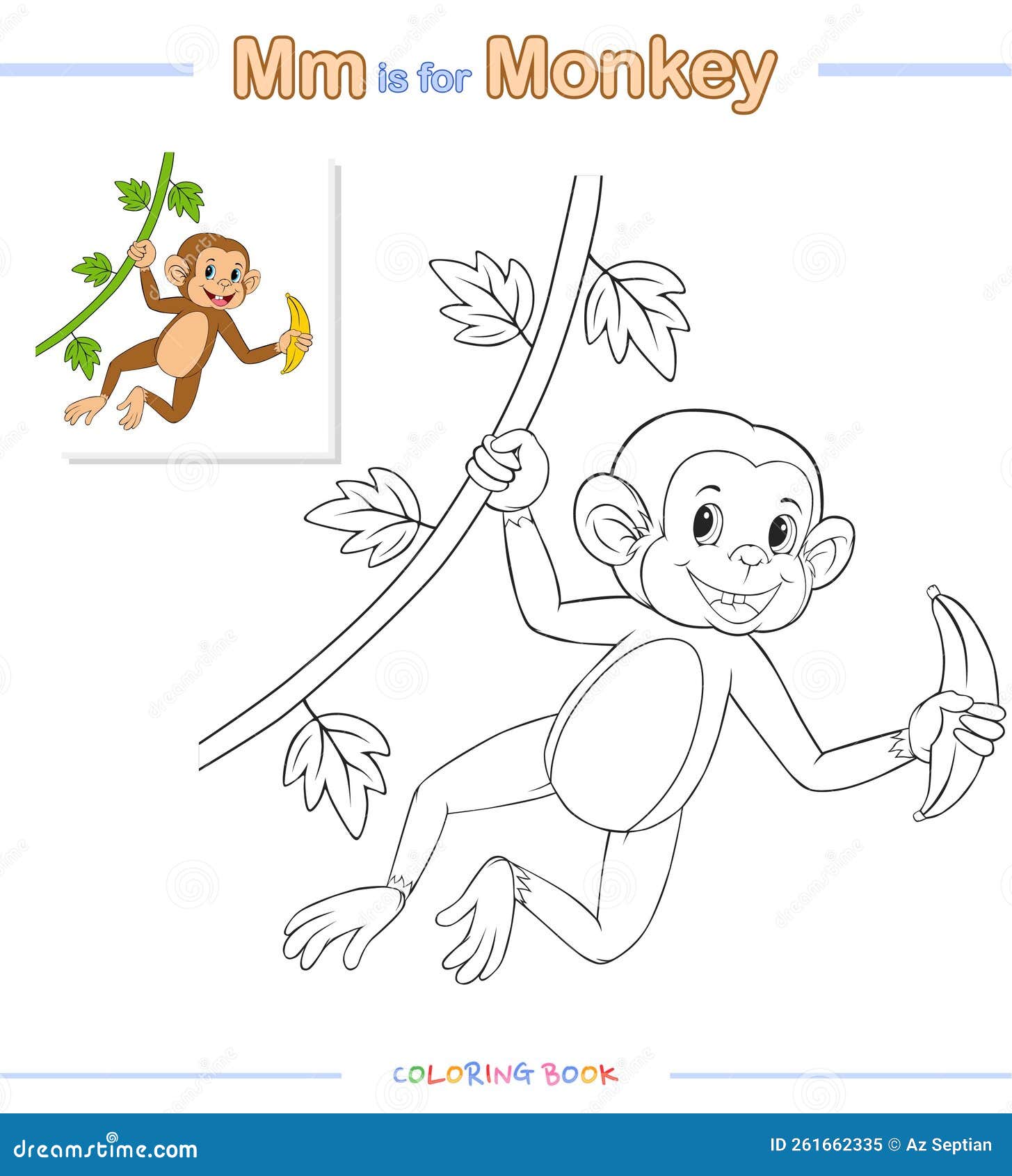 Desenhos de Macaco para colorir - Páginas para impressão grátis